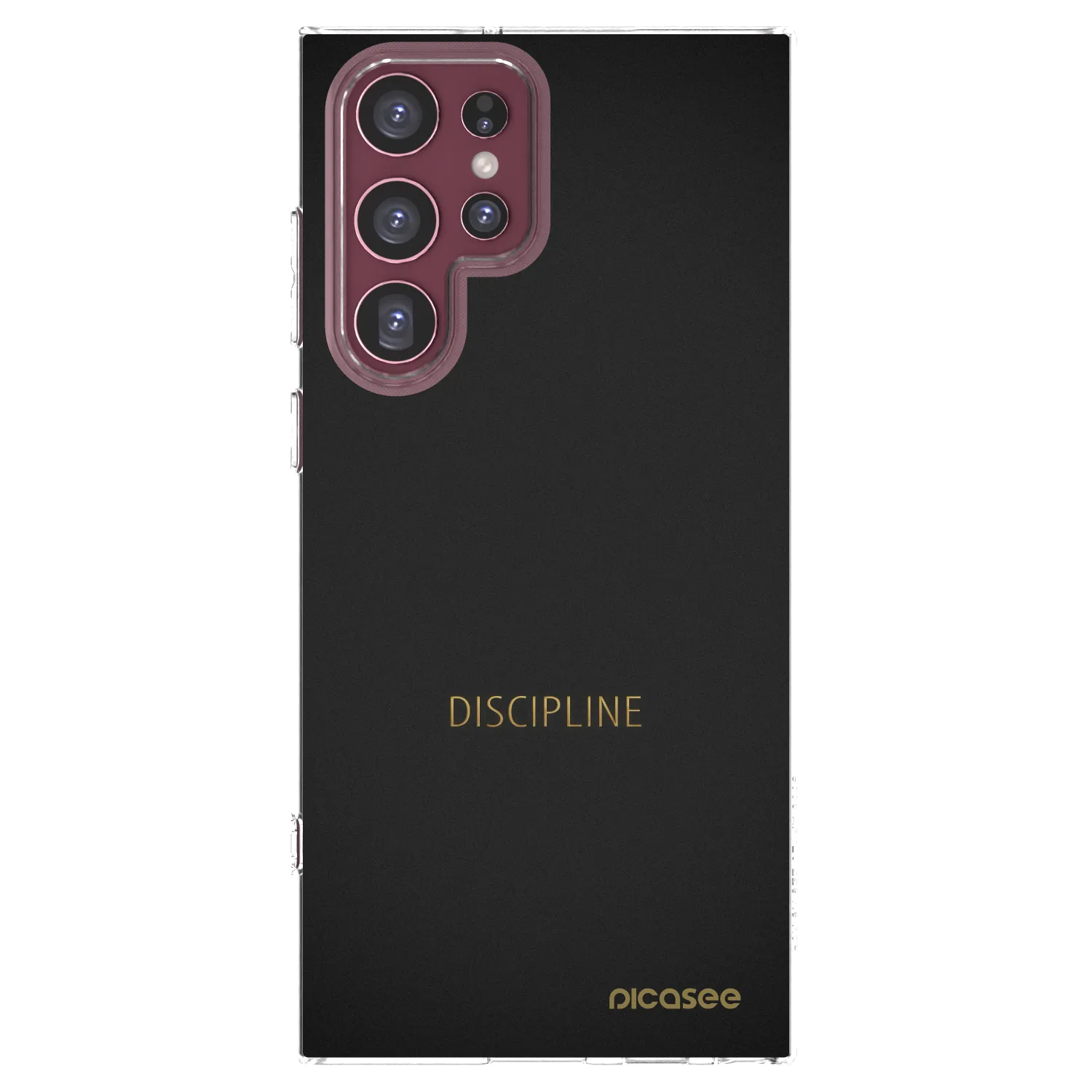 Picasee silikonowe przeźroczyste etui na Samsung Galaxy S22 Ultra 5G - Discipline