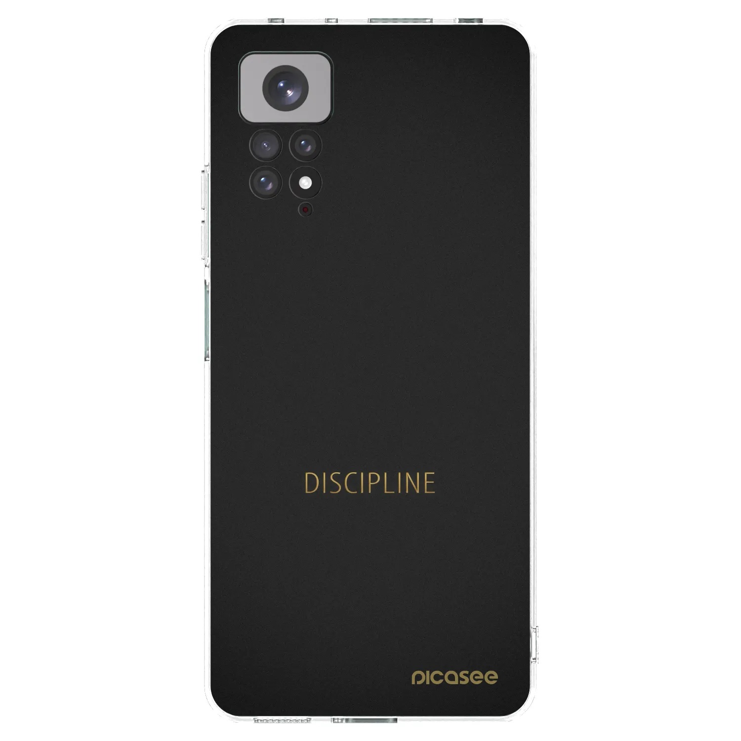 Picasee silikonowe przeźroczyste etui na Xiaomi Redmi Note 11S 4G - Discipline
