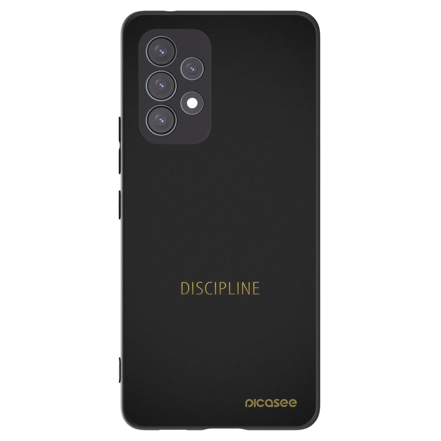 Picasee silikonowe czarne etui na Samsung Galaxy A53 5G A536 - Discipline