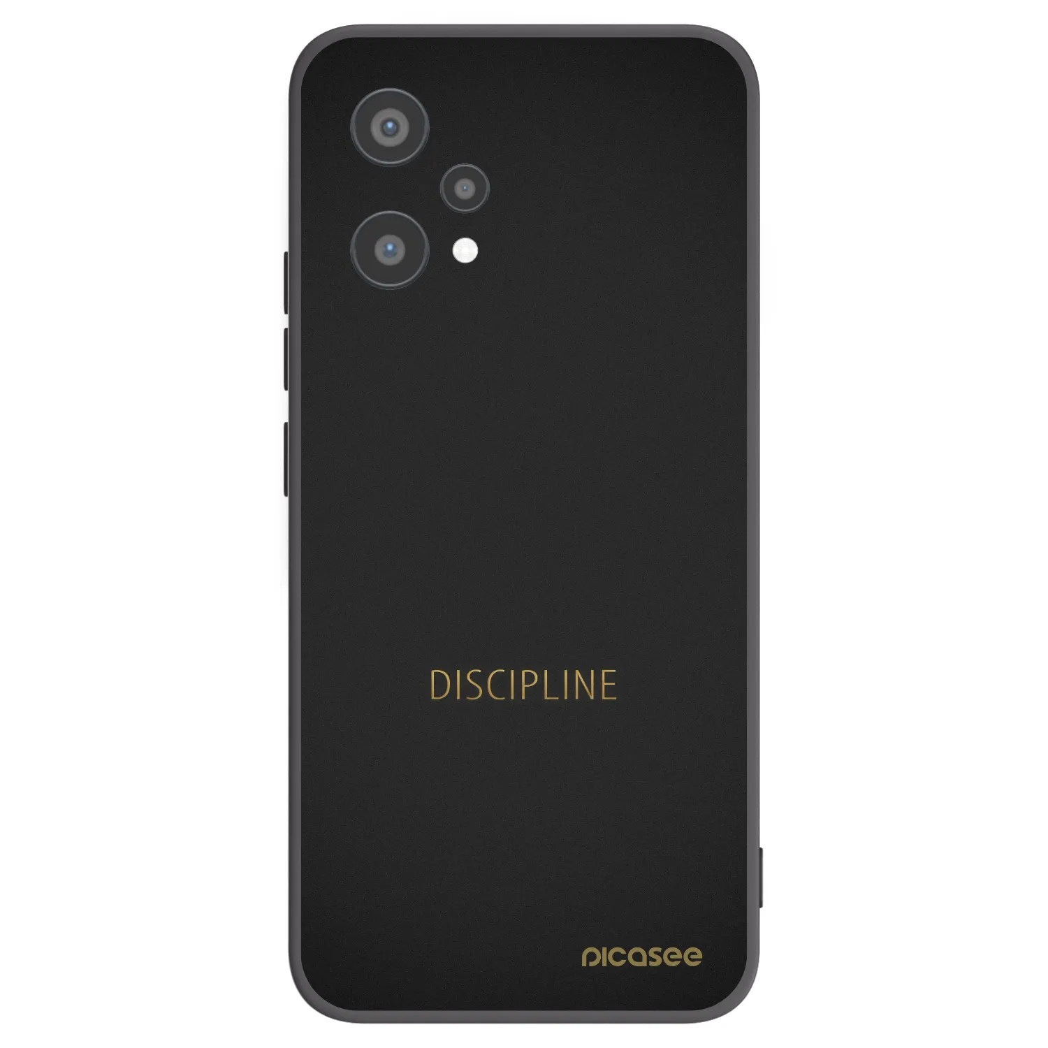 Picasee silikonowe czarne etui na Realme 9 Pro 5G - Discipline