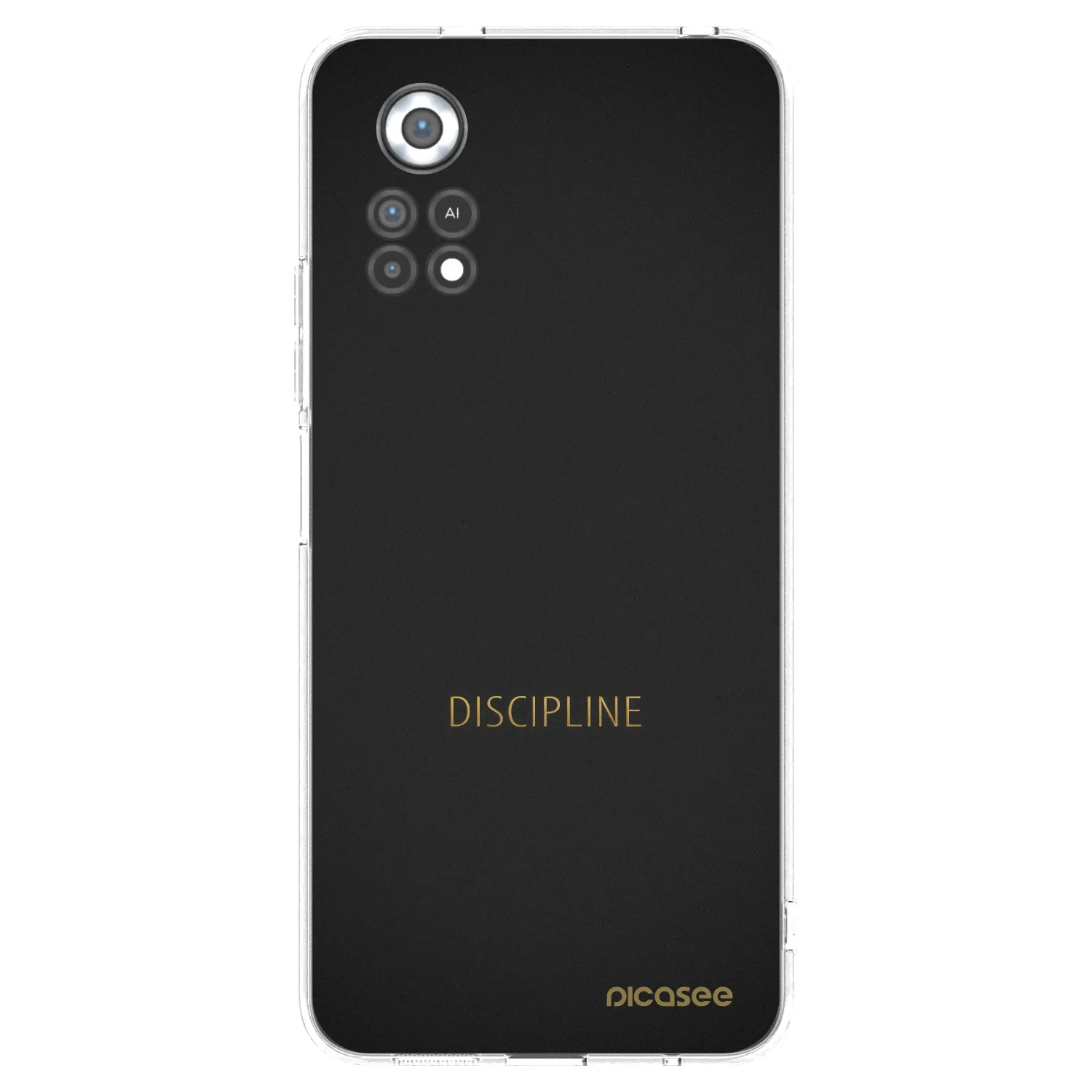 Picasee silikonowe przeźroczyste etui na Xiaomi Poco X4 Pro 5G - Discipline
