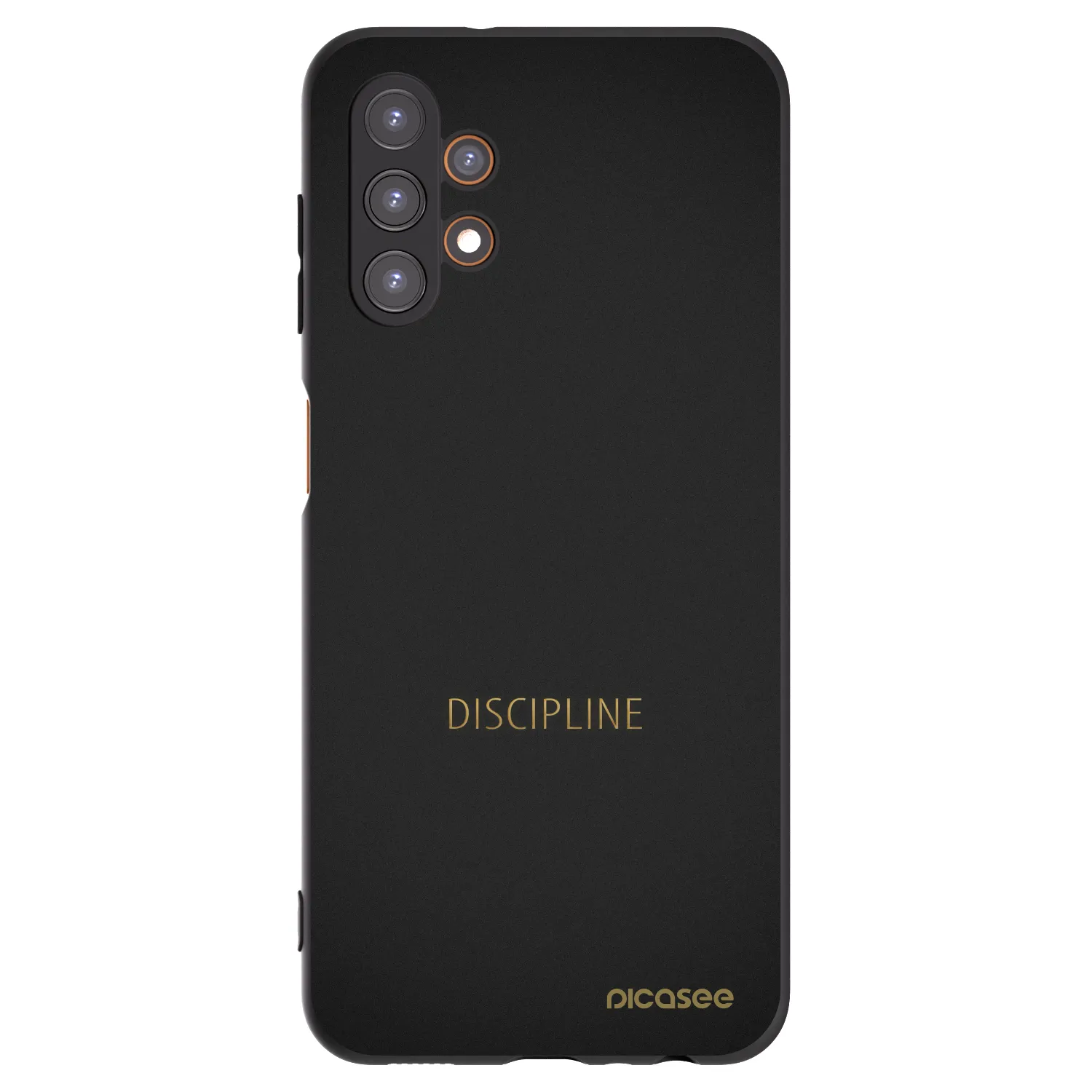 Picasee silikonowe czarne etui na Samsung Galaxy A13 4G A135 - Discipline