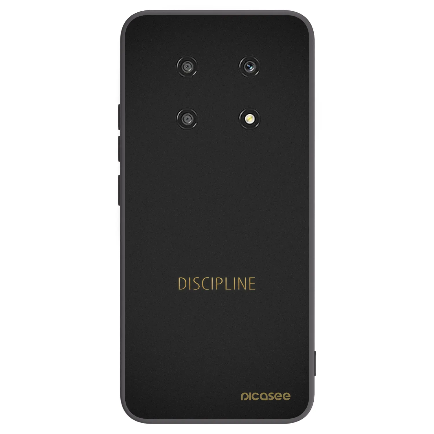 Picasee silikonowe czarne etui na Honor Magic4 Lite 5G - Discipline