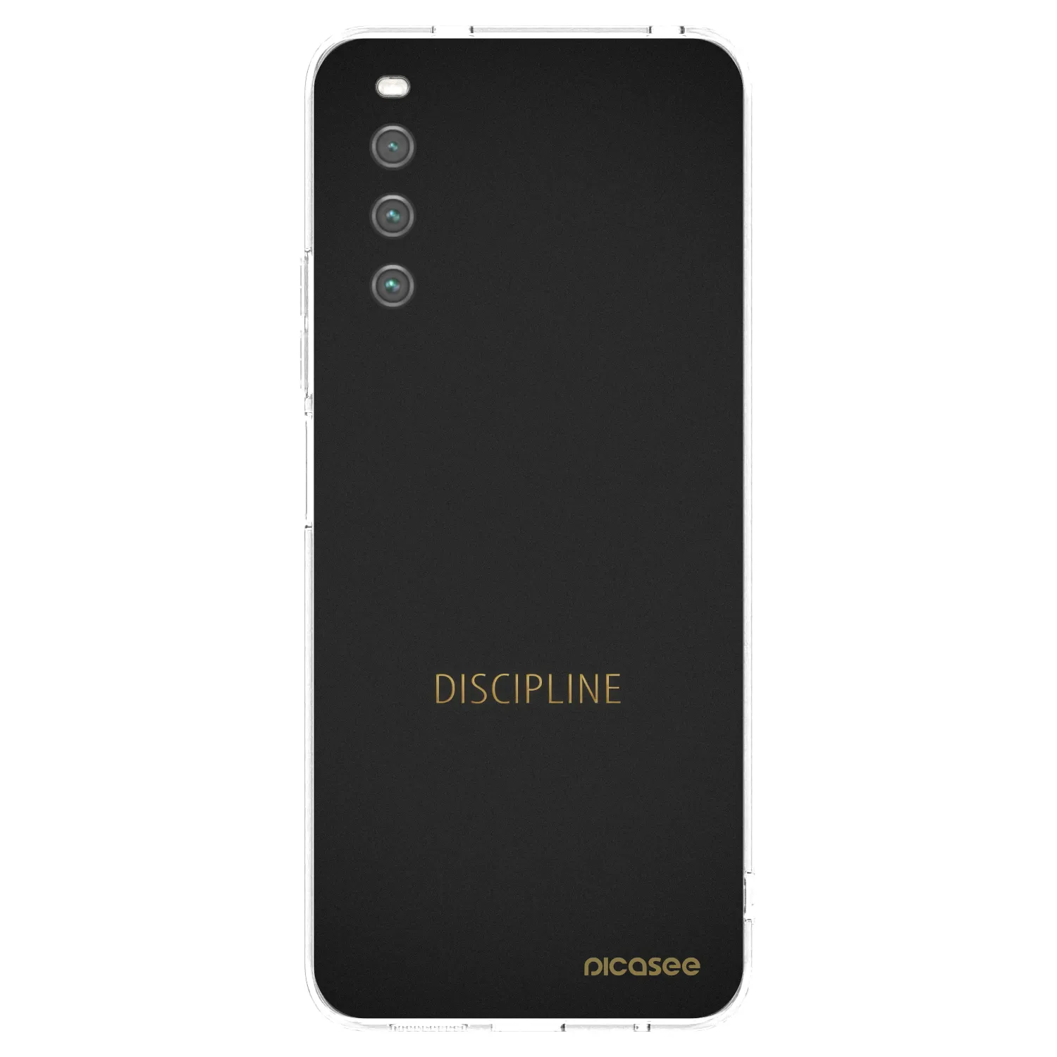 Picasee silikonowe przeźroczyste etui na Sony Xperia 10 IV 5G - Discipline