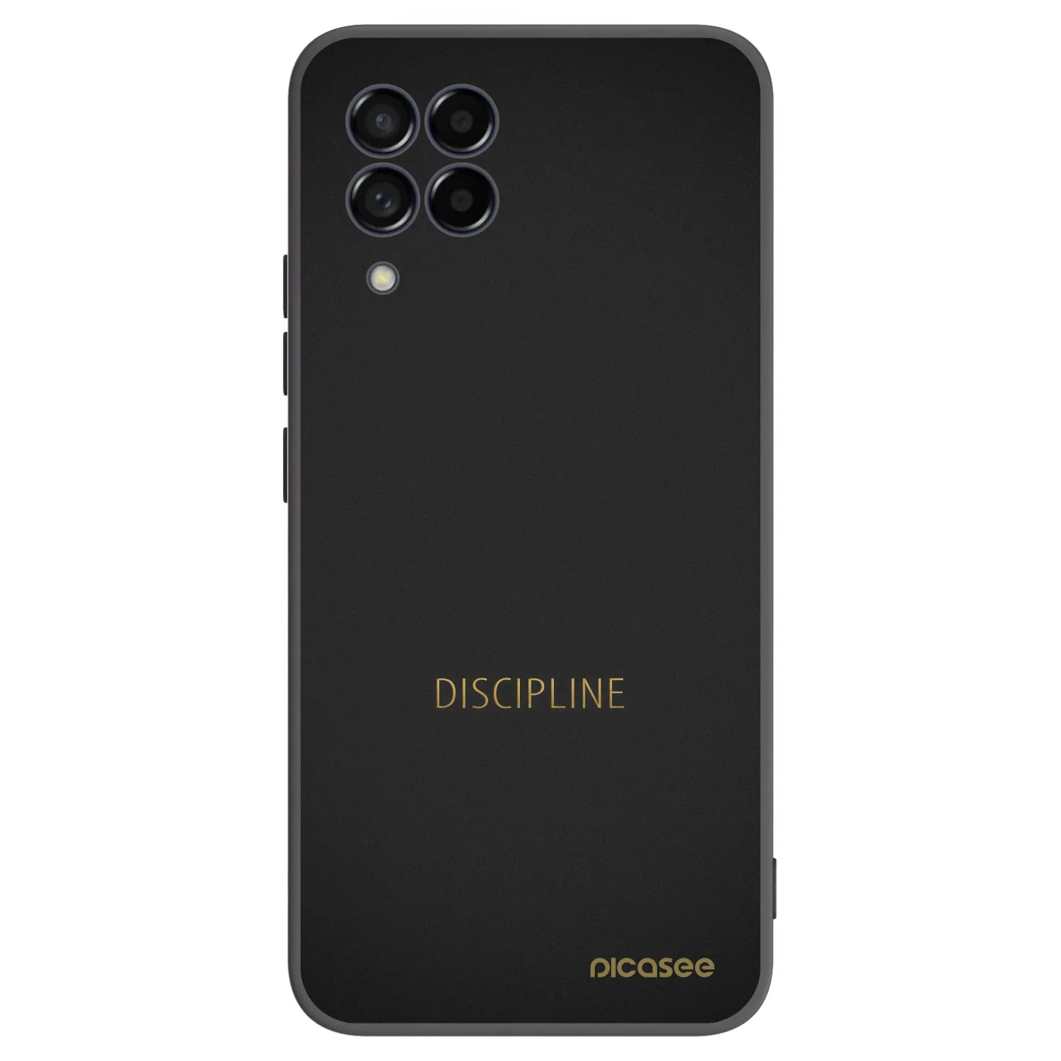 Picasee silikonowe czarne etui na Samsung Galaxy M53 5G - Discipline