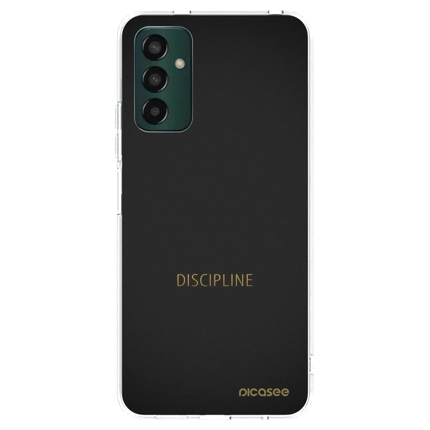 Picasee silikonowe przeźroczyste etui na Samsung Galaxy M13 M135F - Discipline