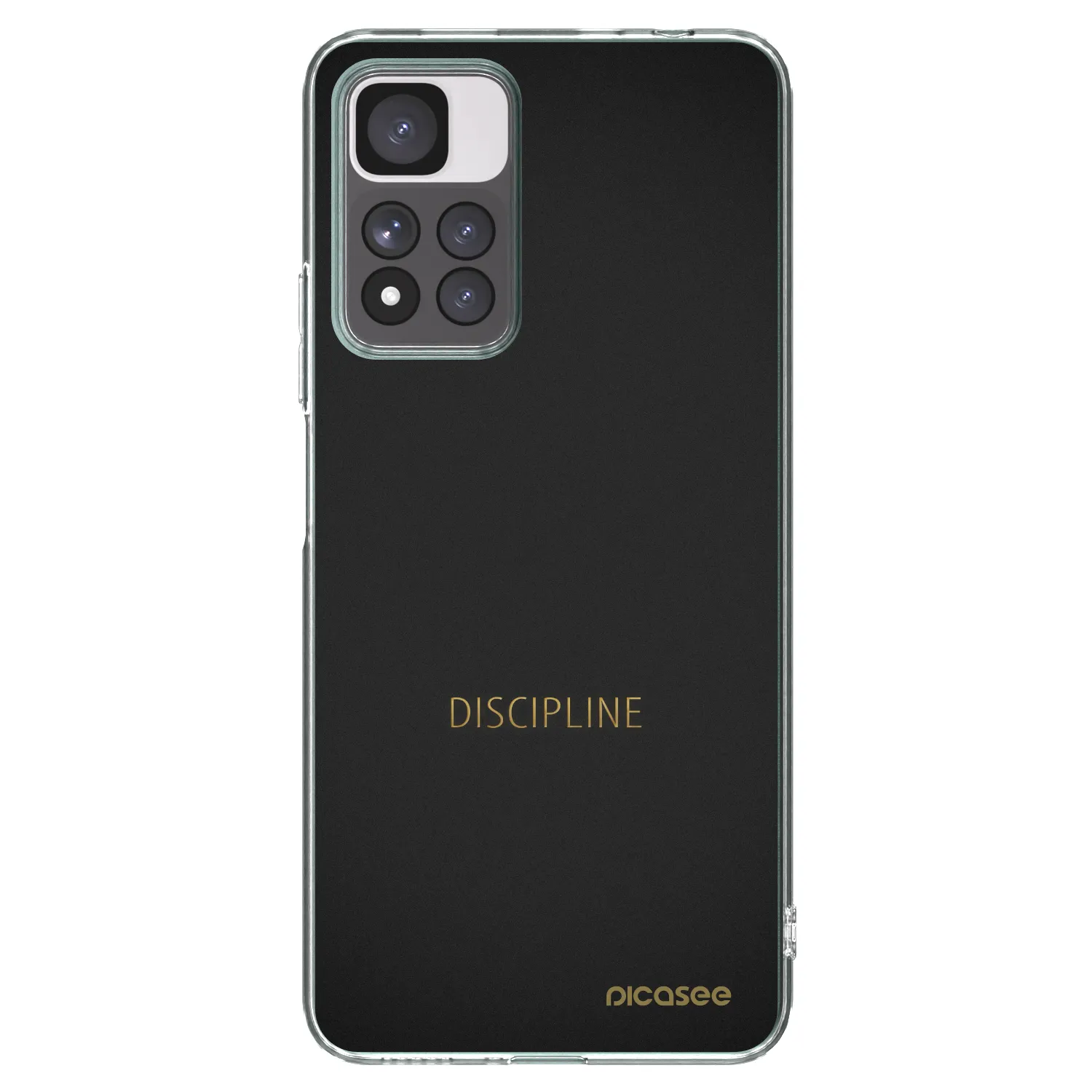 Picasee silikonowe przeźroczyste etui na Xiaomi Redmi Note 11 Pro+ 5G - Discipline