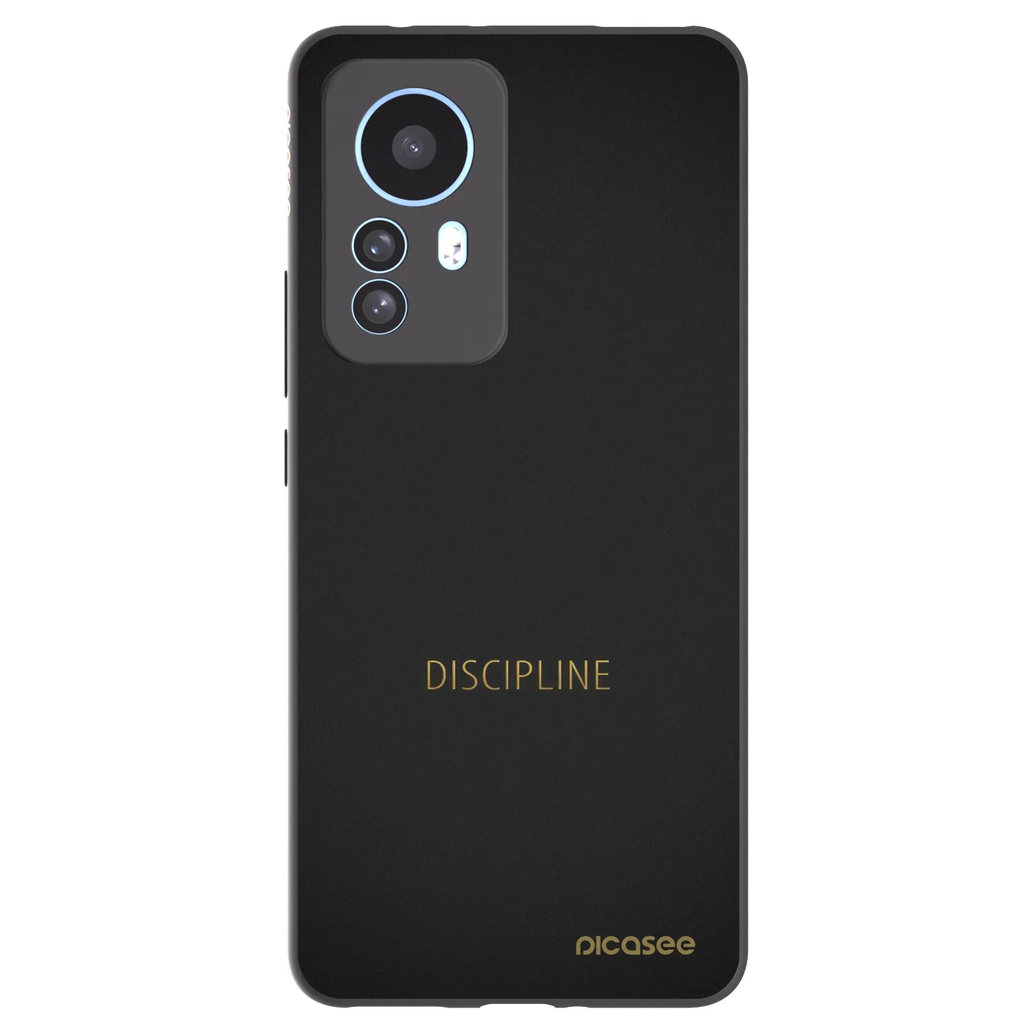 Picasee silikonowe czarne etui na Xiaomi 12T Pro - Discipline