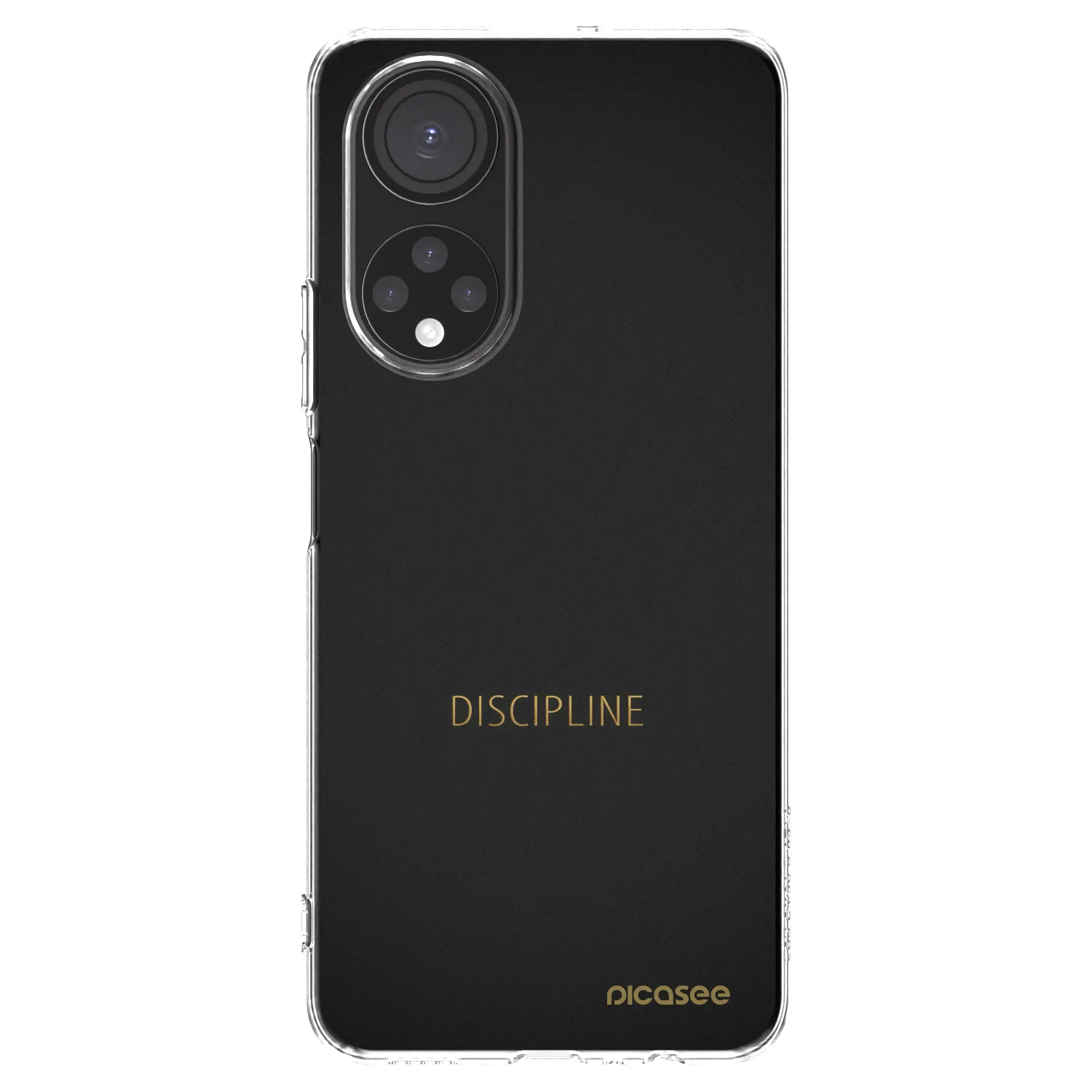 Picasee silikonowe przeźroczyste etui na Honor X7 - Discipline