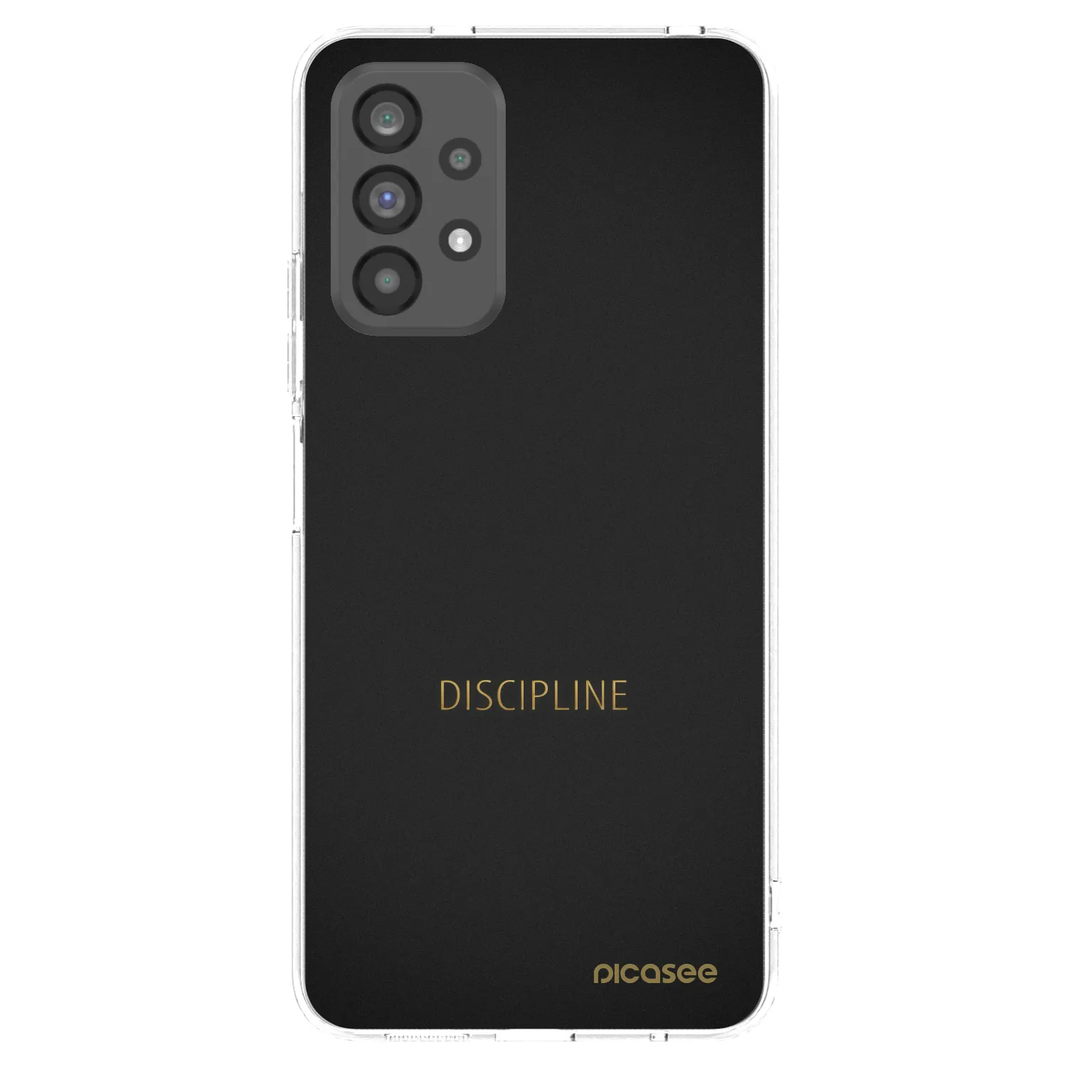 Picasee silikonowe przeźroczyste etui na Samsung Galaxy A73 5G - Discipline