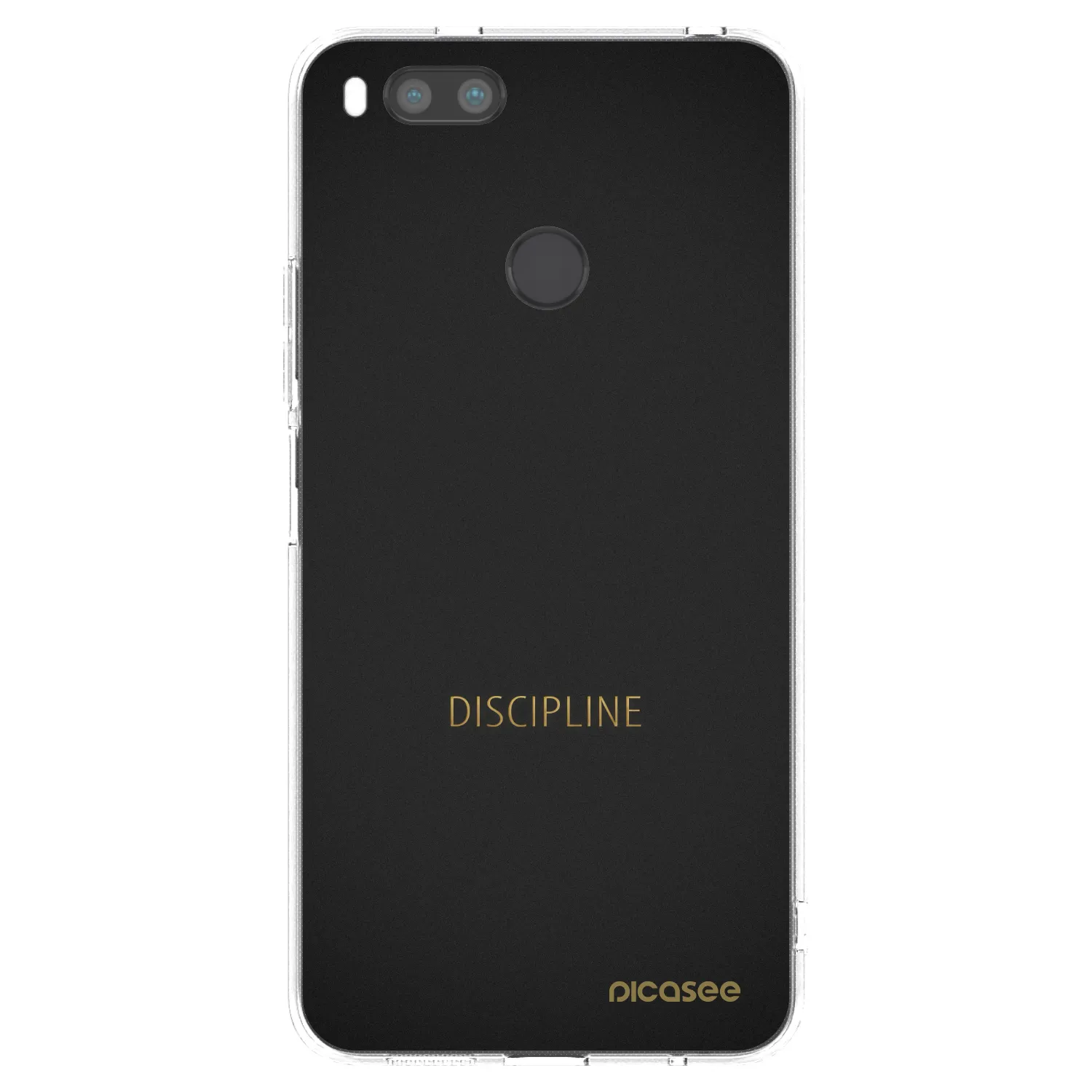 Picasee silikonowe przeźroczyste etui na Xiaomi Redmi A1 - Discipline