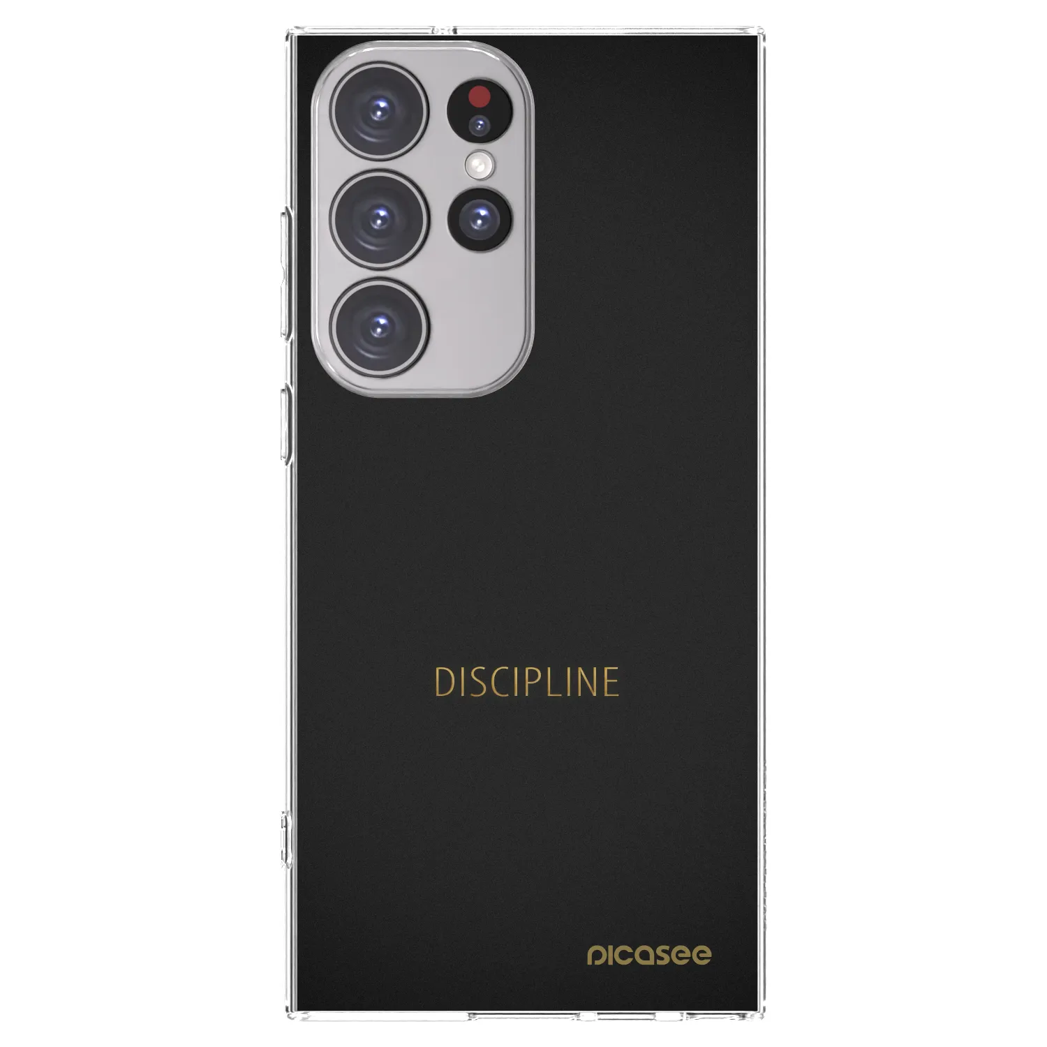 Picasee silikonowe przeźroczyste etui na Samsung Galaxy S23 Ultra 5G - Discipline