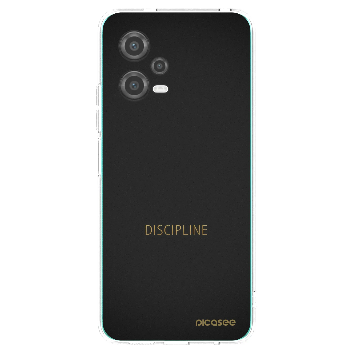 Picasee silikonowe przeźroczyste etui na Xiaomi Poco X5 - Discipline