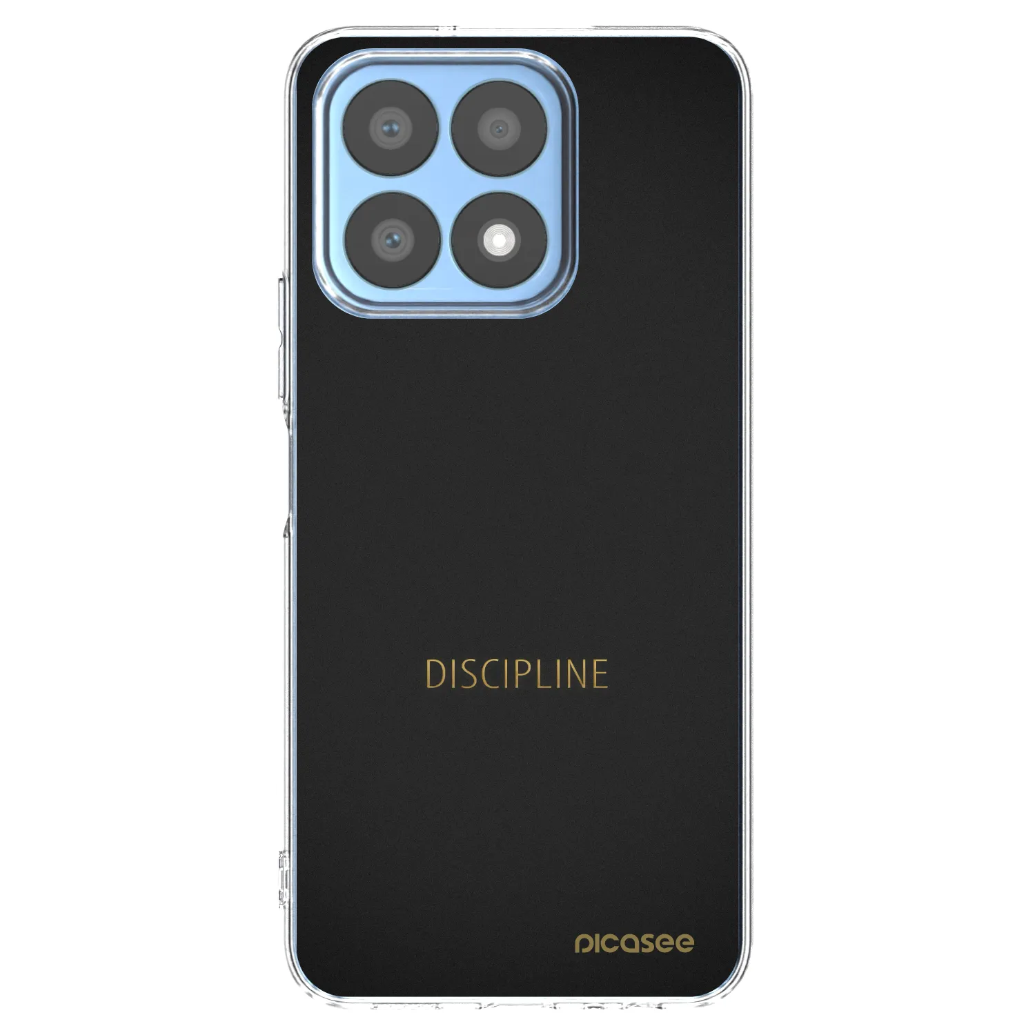 Picasee silikonowe przeźroczyste etui na Honor X8a - Discipline
