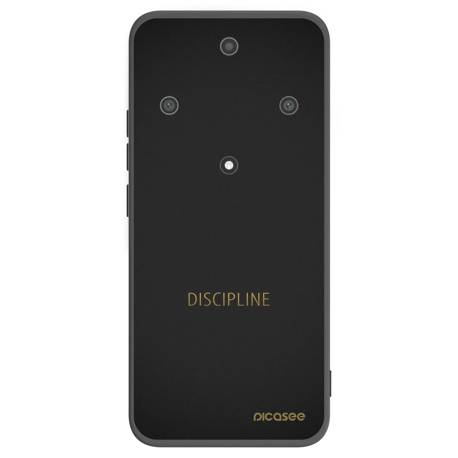 Picasee silikonowe czarne etui na Honor Magic5 Lite 5G - Discipline