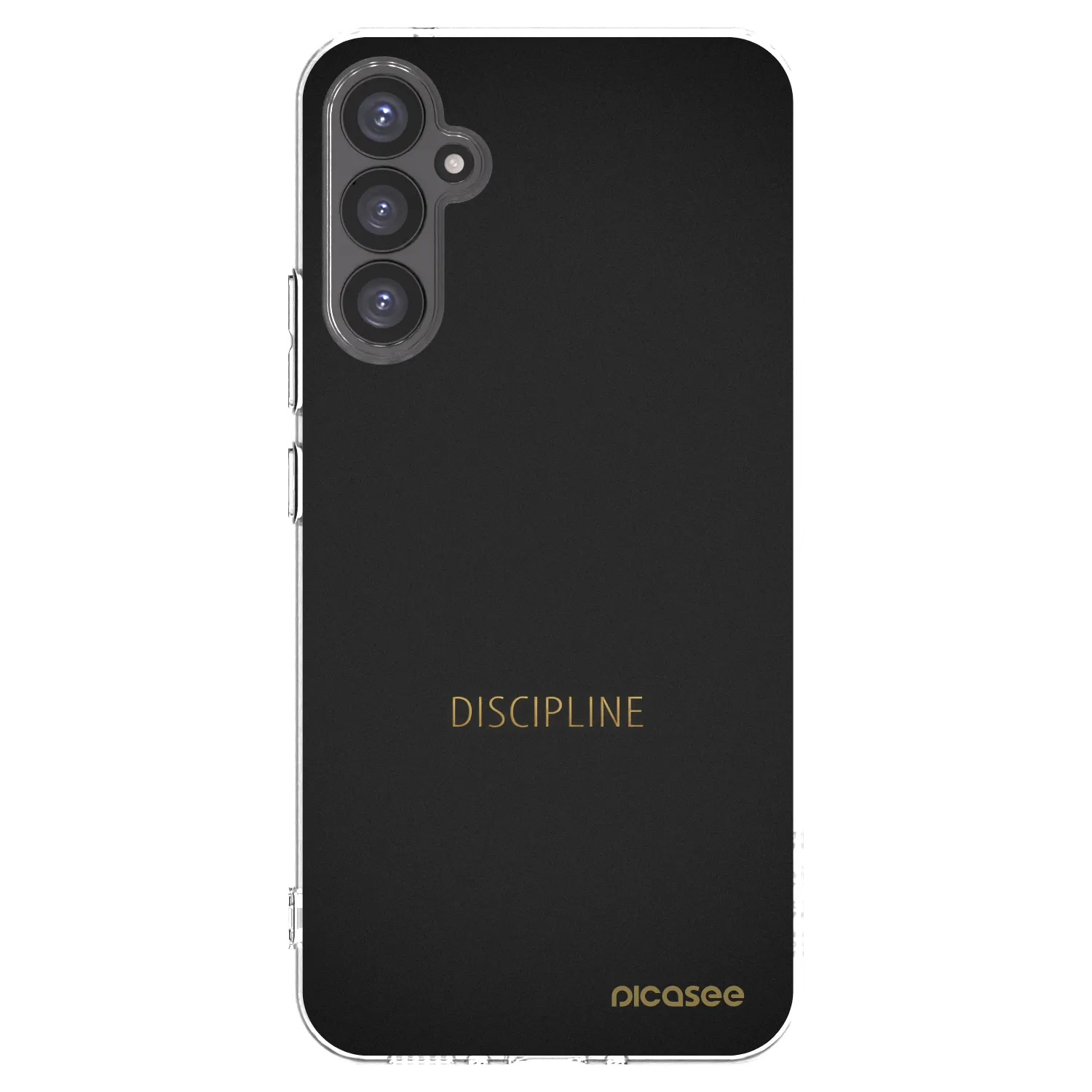 Picasee silikonowe przeźroczyste etui na Samsung Galaxy A34 5G A346B - Discipline