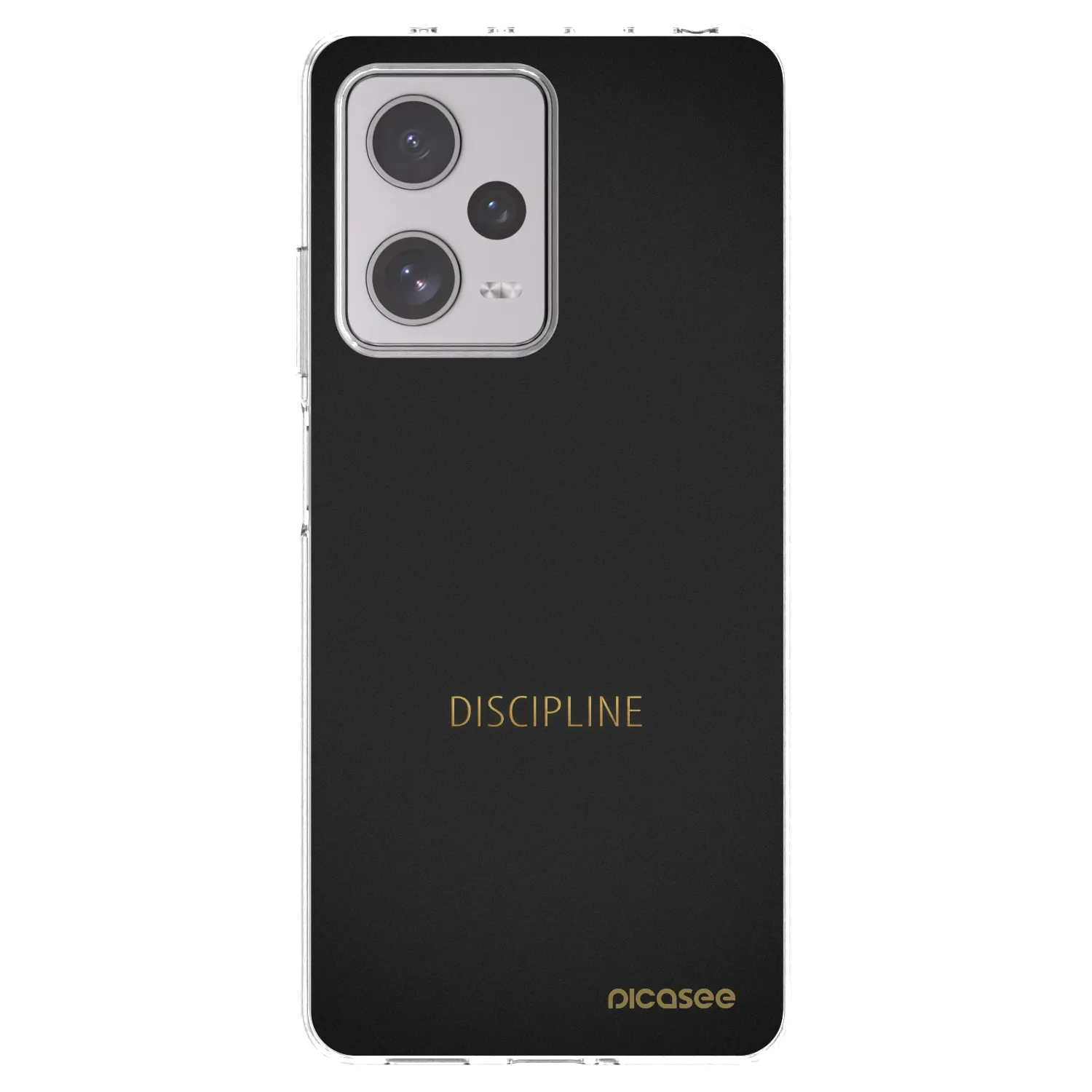 Picasee silikonowe przeźroczyste etui na Xiaomi Redmi Note 12 Pro+ 5G - Discipline