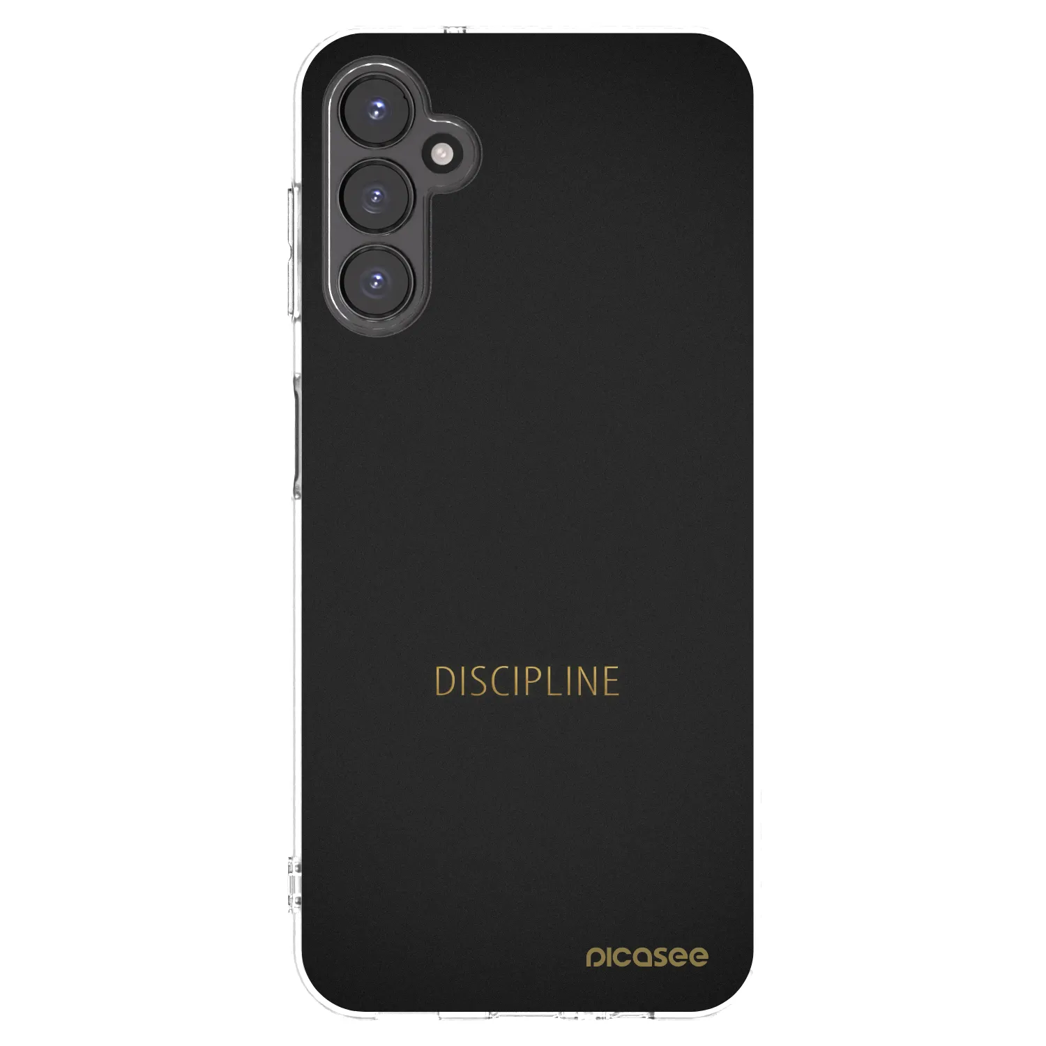 Picasee silikonowe przeźroczyste etui na Samsung Galaxy A14 4G A145R - Discipline