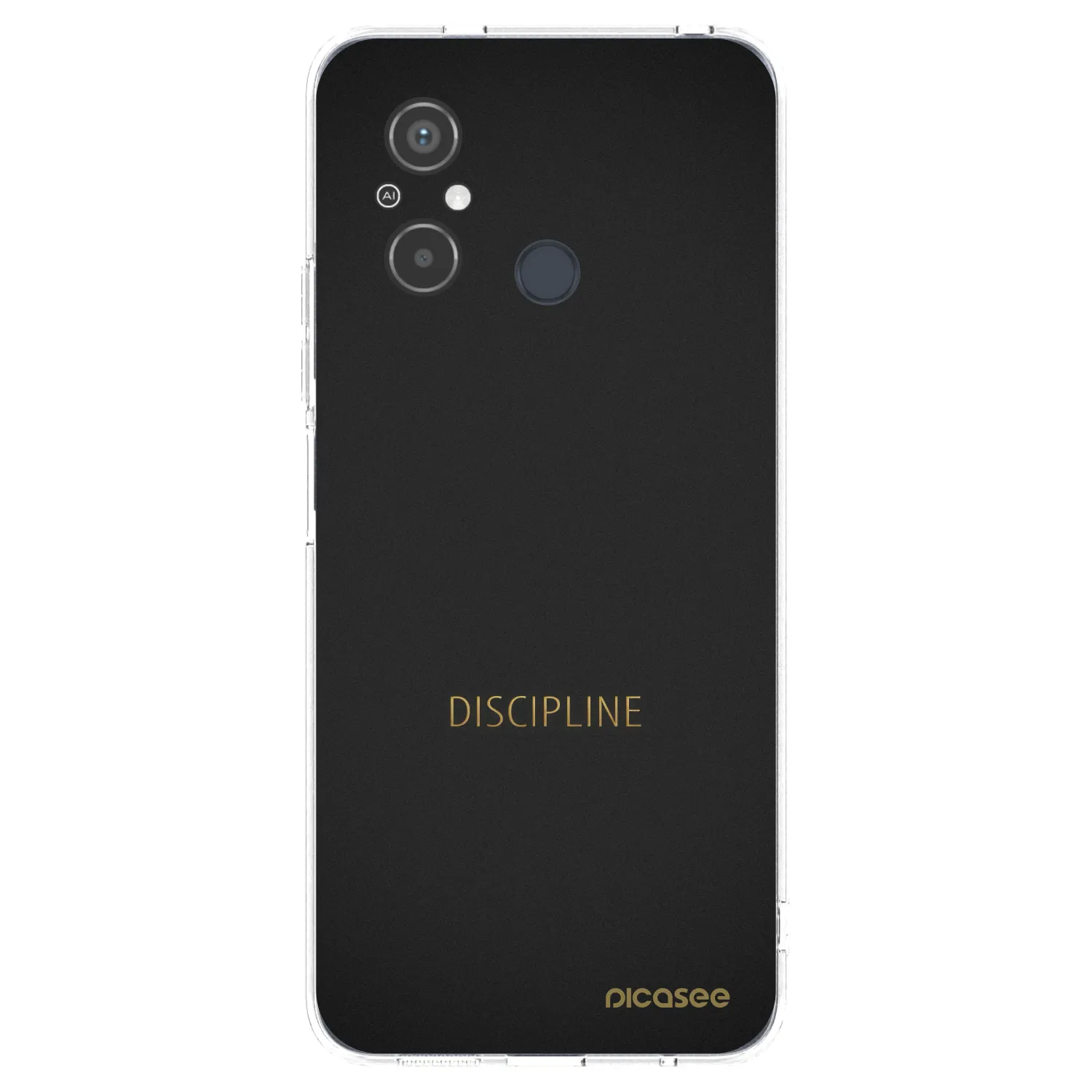Picasee silikonowe przeźroczyste etui na Xiaomi Redmi 12C - Discipline