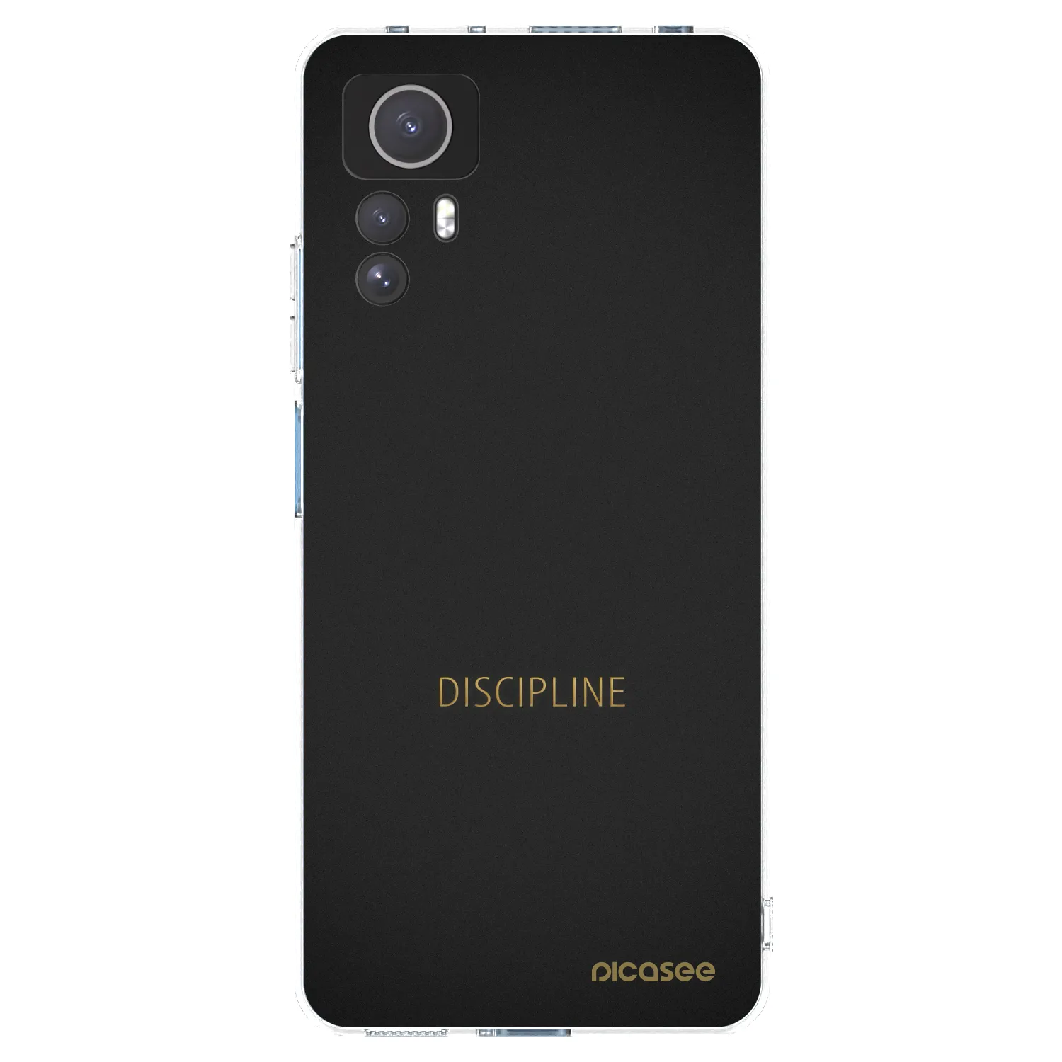 Picasee silikonowe przeźroczyste etui na Xiaomi Redmi Note 12S - Discipline