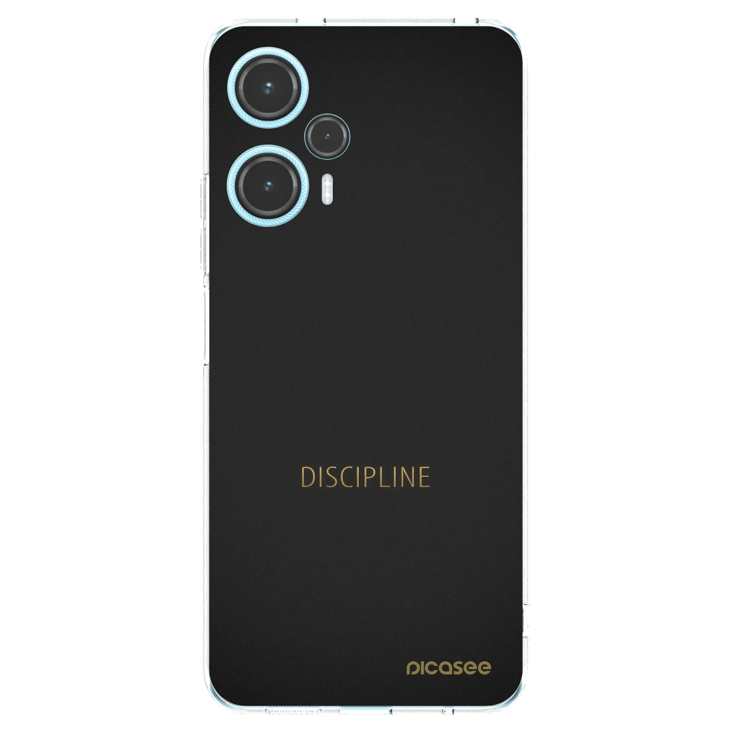 Picasee silikonowe przeźroczyste etui na Xiaomi Poco F5 - Discipline