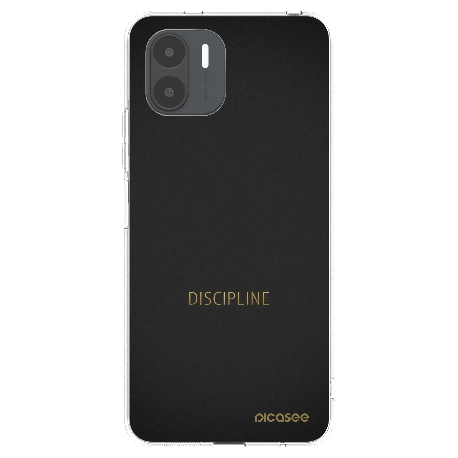 Picasee silikonowe przeźroczyste etui na Xiaomi Redmi A2 - Discipline