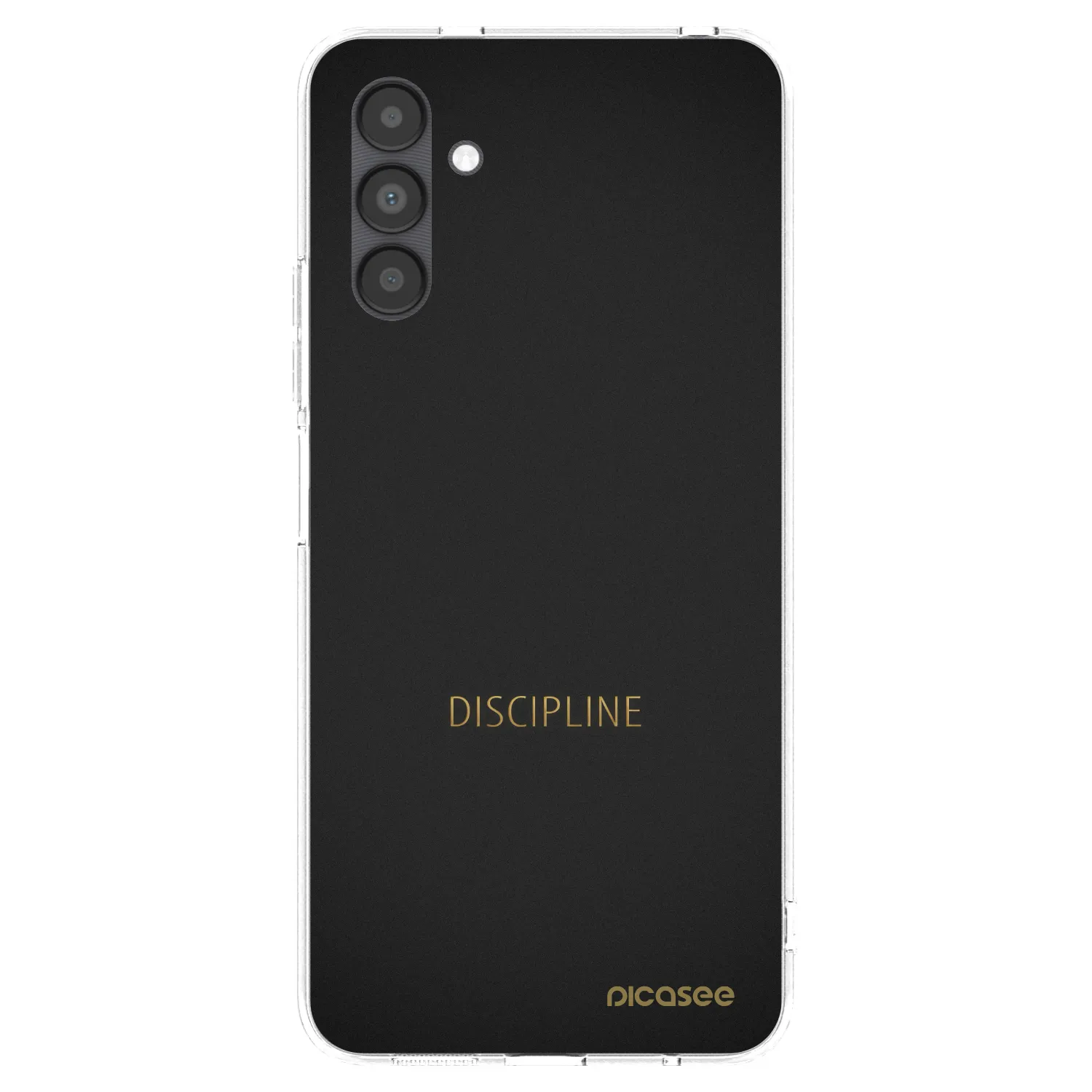 Picasee silikonowe przeźroczyste etui na Samsung Galaxy A04s A047F - Discipline