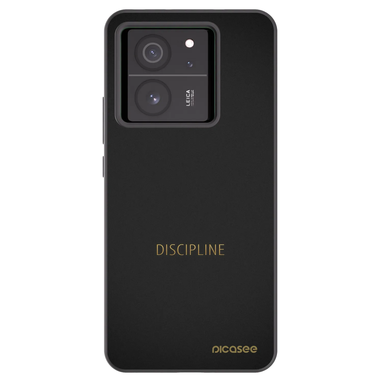 Picasee silikonowe czarne etui na Xiaomi 13T Pro - Discipline