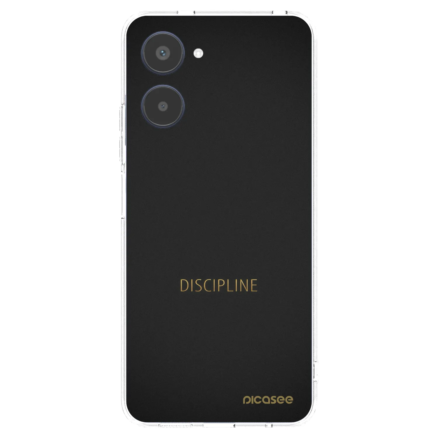 Picasee silikonowe przeźroczyste etui na Realme 10 4G - Discipline