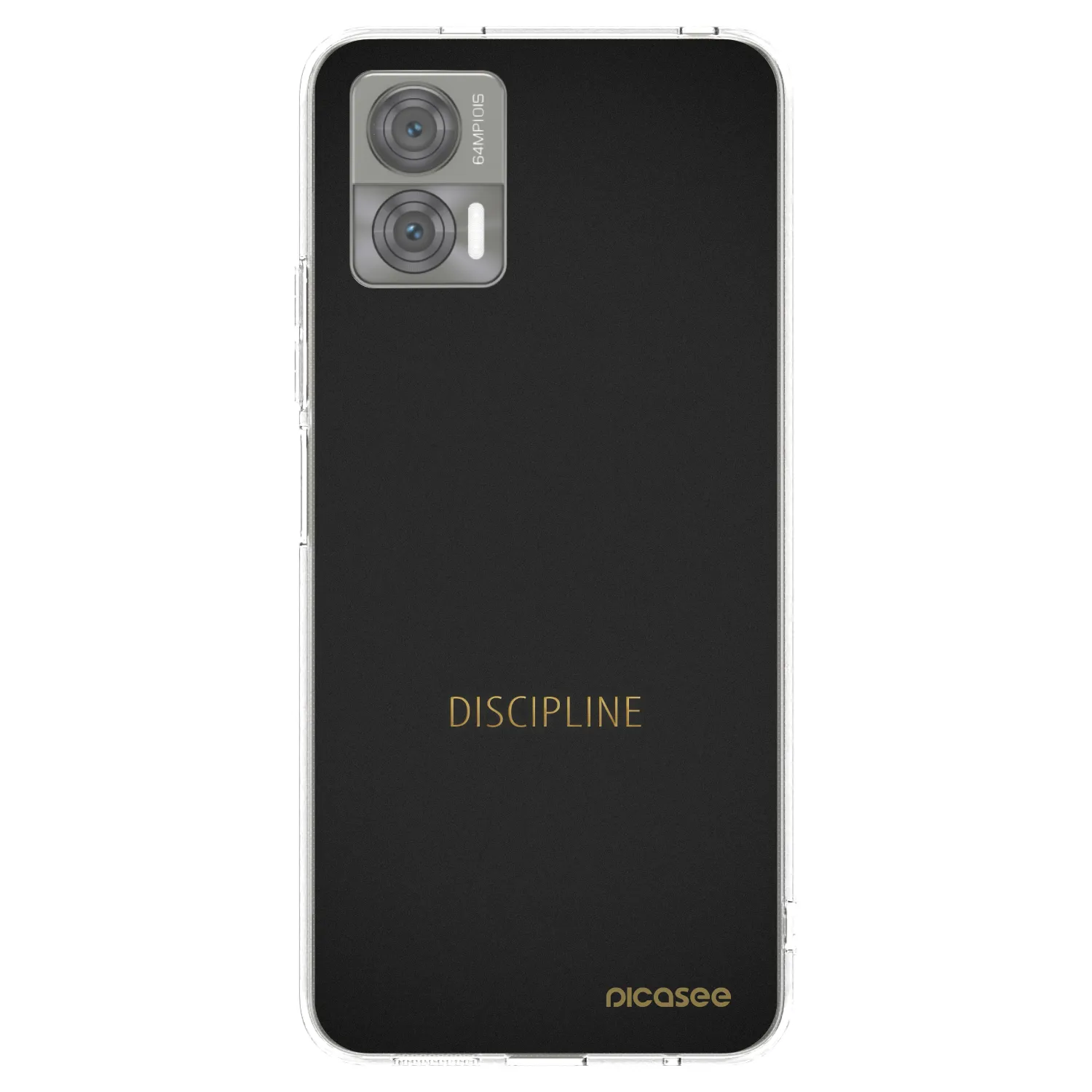 Picasee silikonowe przeźroczyste etui na Motorola Edge 30 Neo - Discipline