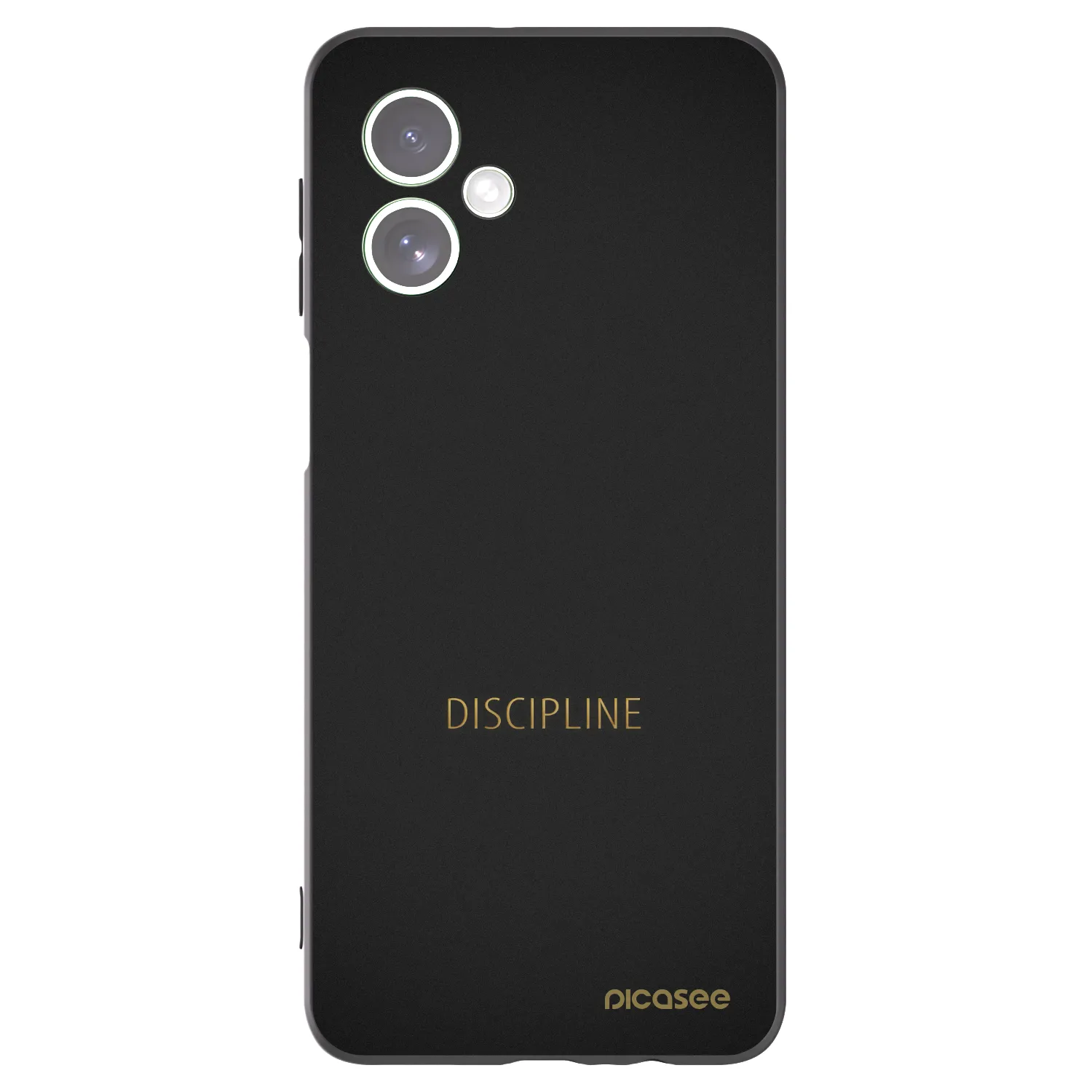 Picasee silikonowe czarne etui na Motorola Moto G54 5G - Discipline