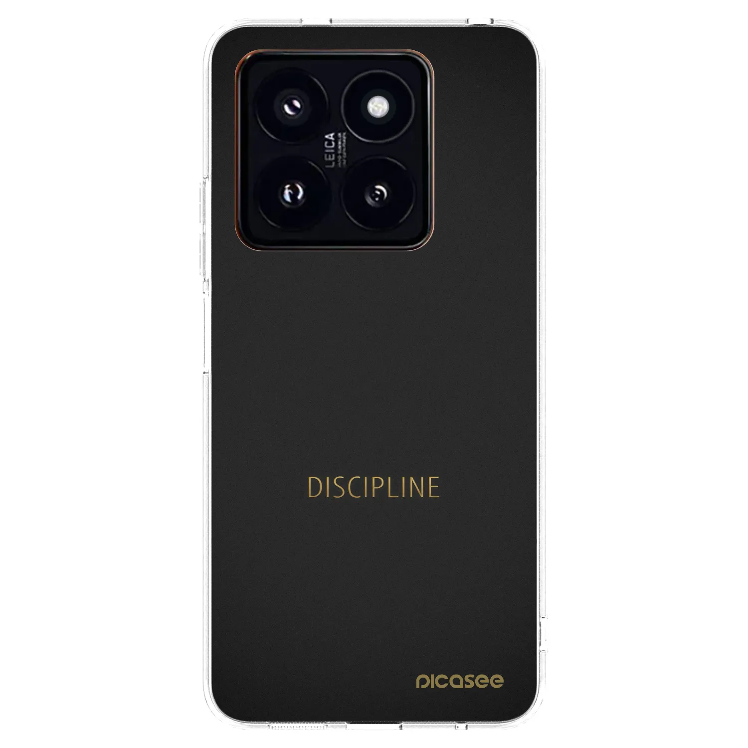 Picasee silikonowe przeźroczyste etui na Xiaomi 14 Pro - Discipline
