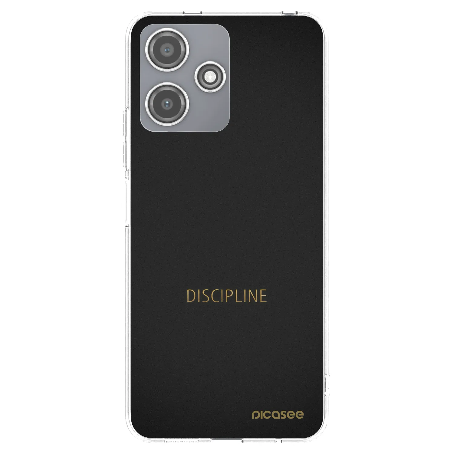 Picasee silikonowe przeźroczyste etui na Xiaomi Redmi 12 5G - Discipline