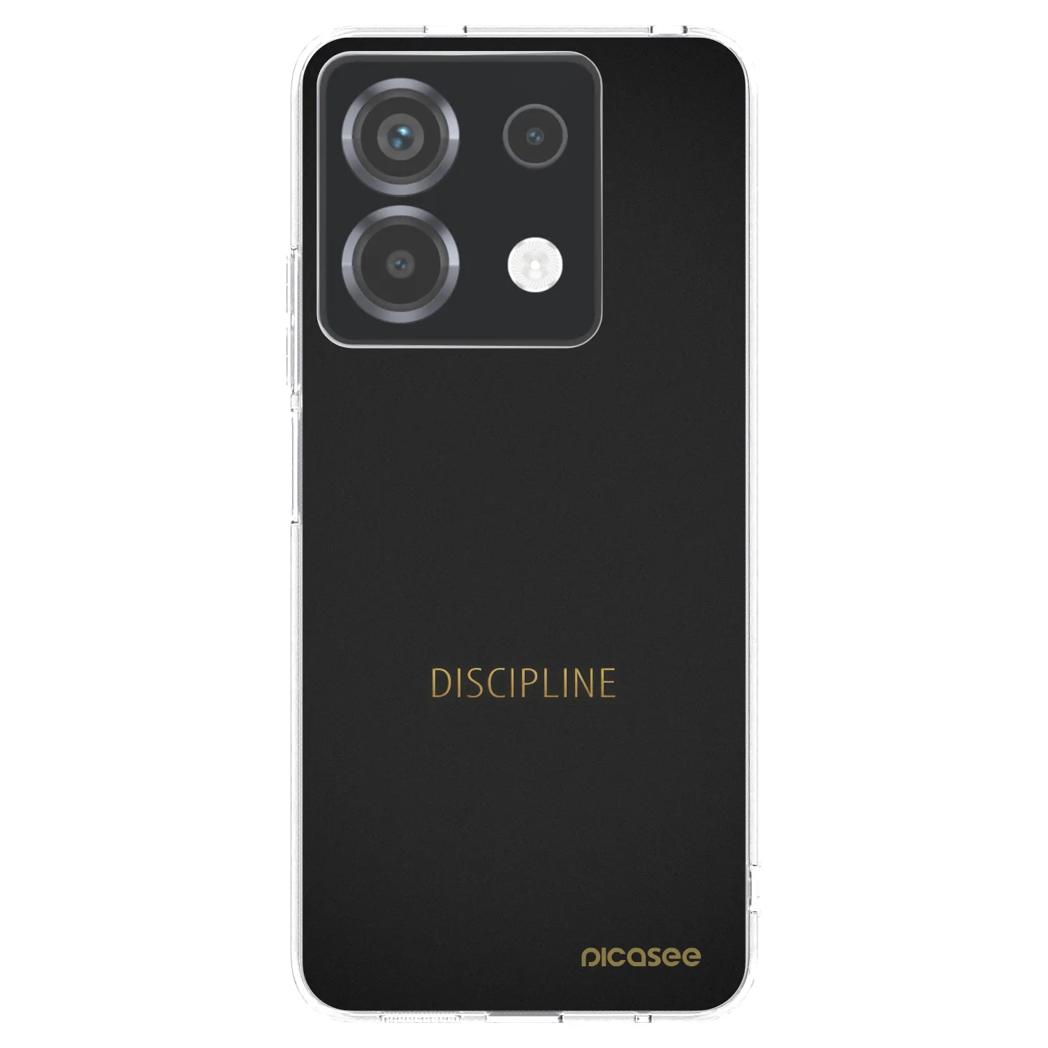 Picasee silikonowe przeźroczyste etui na Xiaomi Poco X6 - Discipline