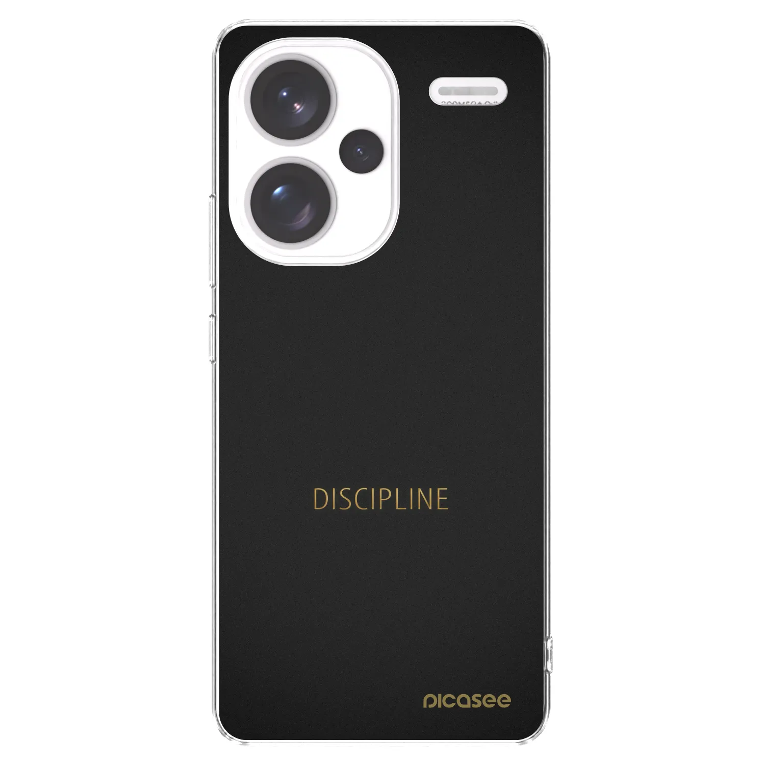 Picasee silikonowe przeźroczyste etui na Xiaomi Redmi Note 13 Pro+ 5G - Discipline
