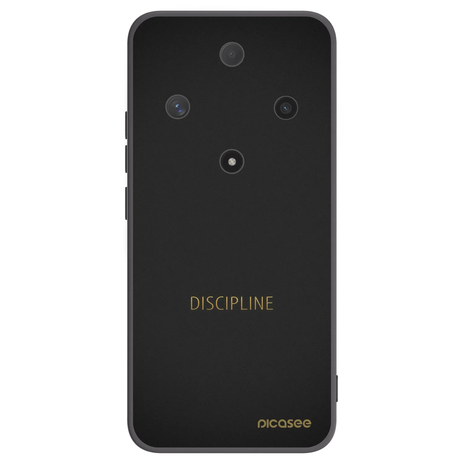 Picasee silikonowe czarne etui na Honor Magic6 Lite 5G - Discipline