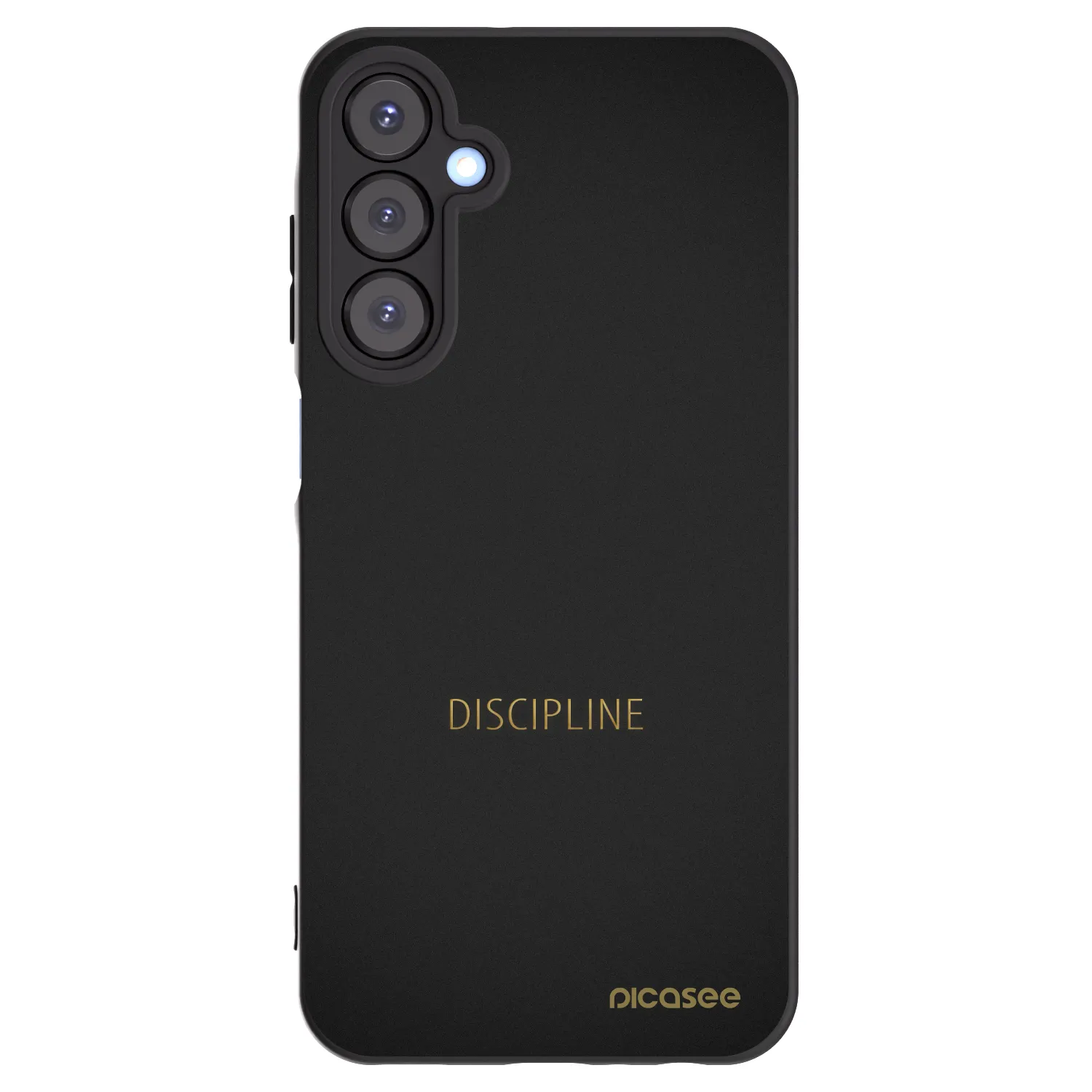 Picasee silikonowe czarne etui na Samsung Galaxy A25 A256B 5G - Discipline