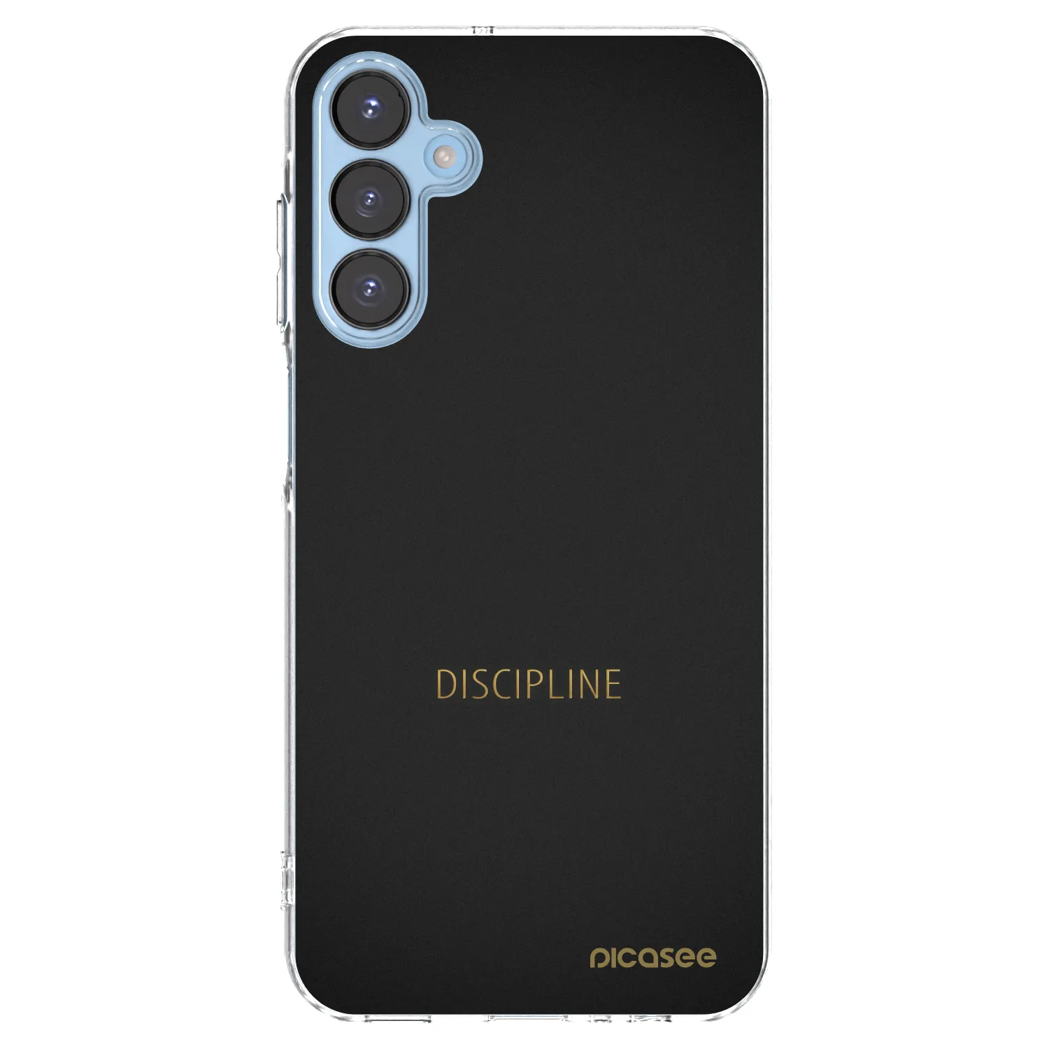 Picasee silikonowe przeźroczyste etui na Samsung Galaxy A15 A156B 5G - Discipline