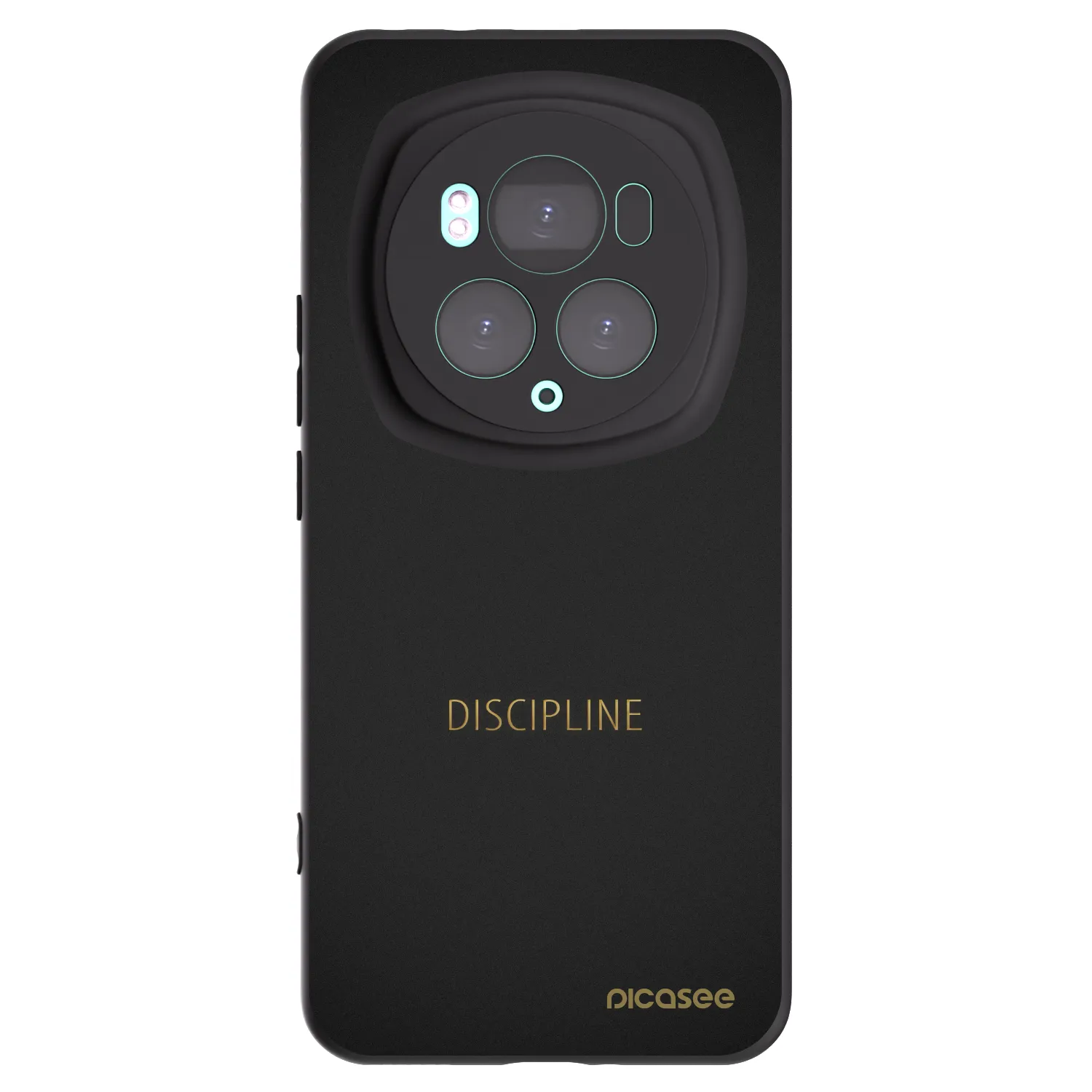 Picasee silikonowe czarne etui na Honor Magic6 Pro - Discipline