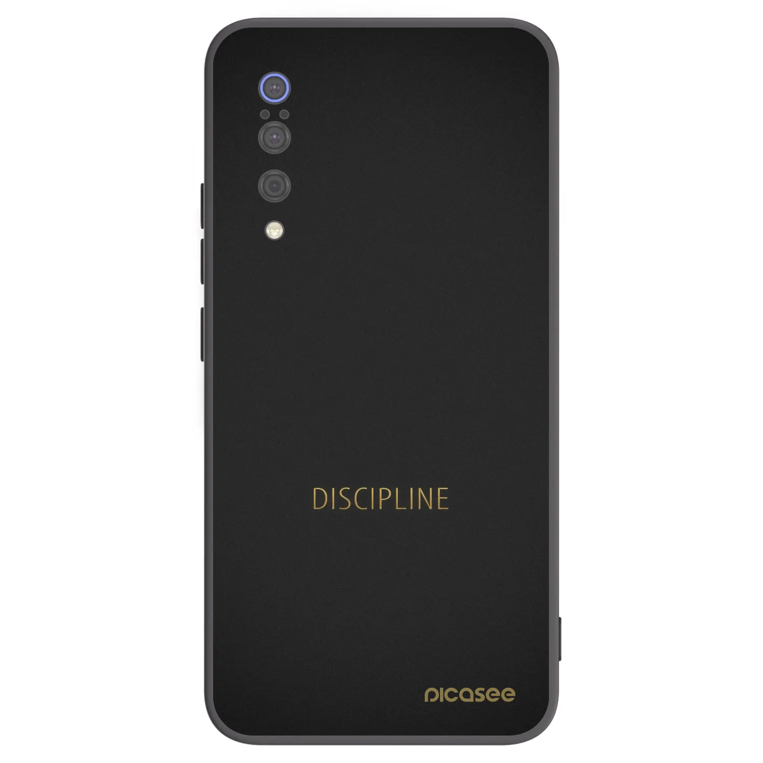 Picasee silikonowe czarne etui na Xiaomi Mi 9 - Discipline