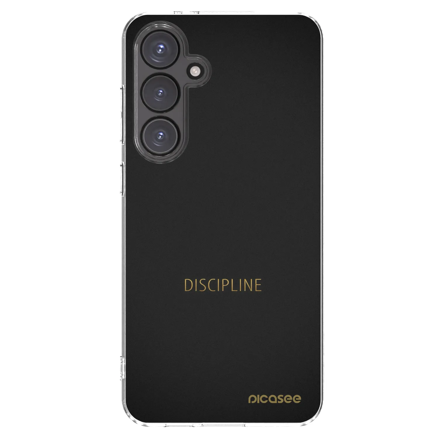 Picasee silikonowe przeźroczyste etui na Samsung Galaxy S24 FE S721B - Discipline