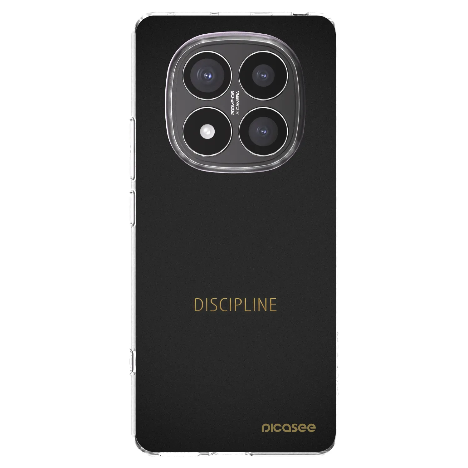 Picasee silikonowe przeźroczyste etui na Xiaomi Redmi Note 14 Pro+ 5G - Discipline