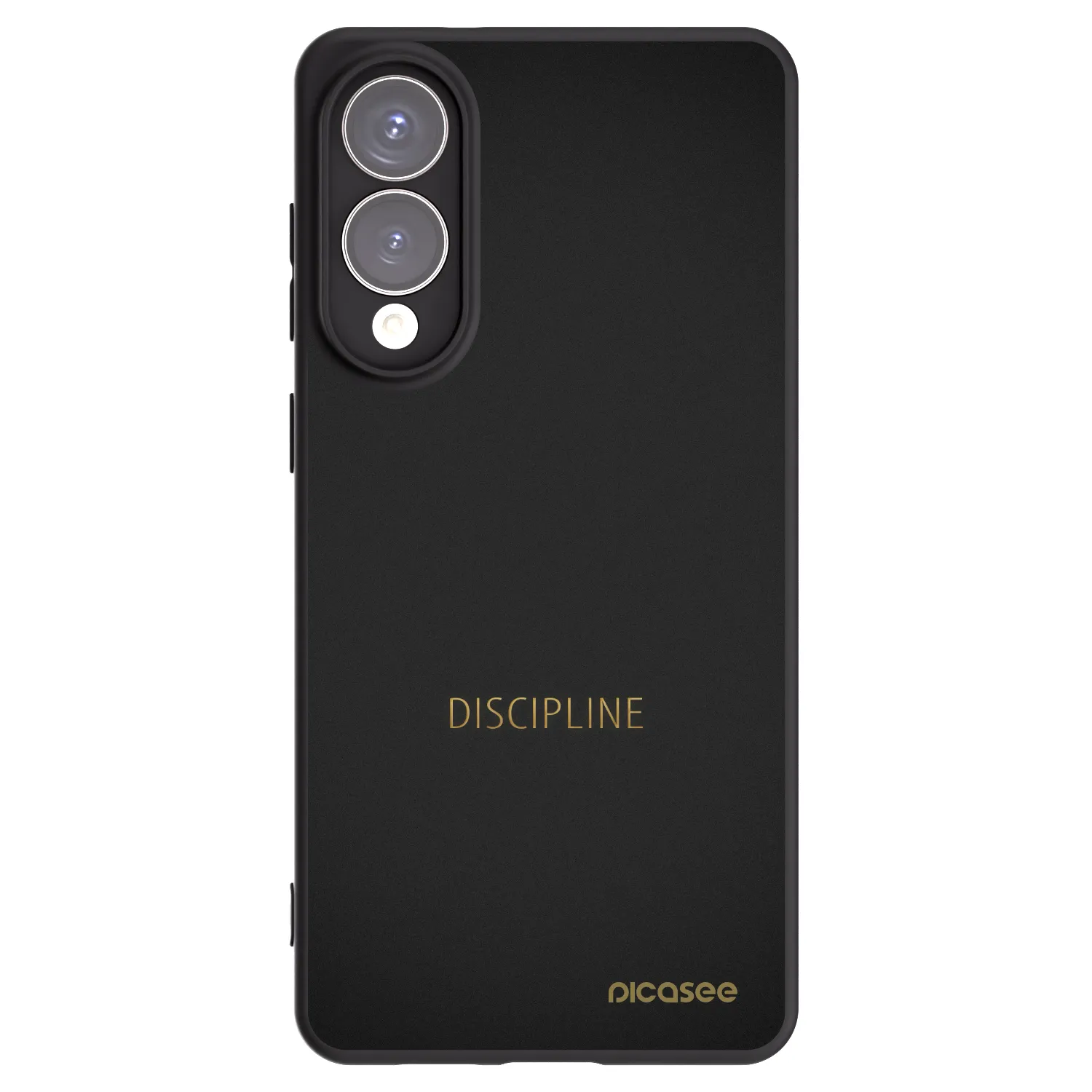 Picasee silikonowe czarne etui na Samsung Galaxy S25 Edge 5G - Discipline
