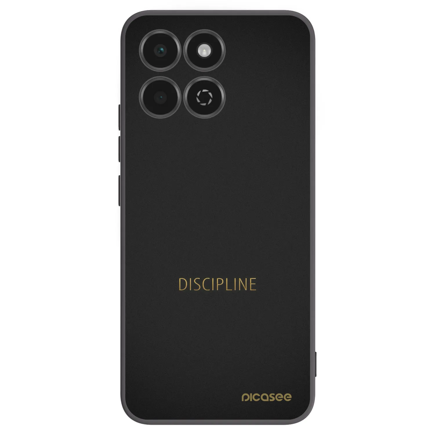 Picasee silikonowe czarne etui na Honor 200 Smart 5G - Discipline