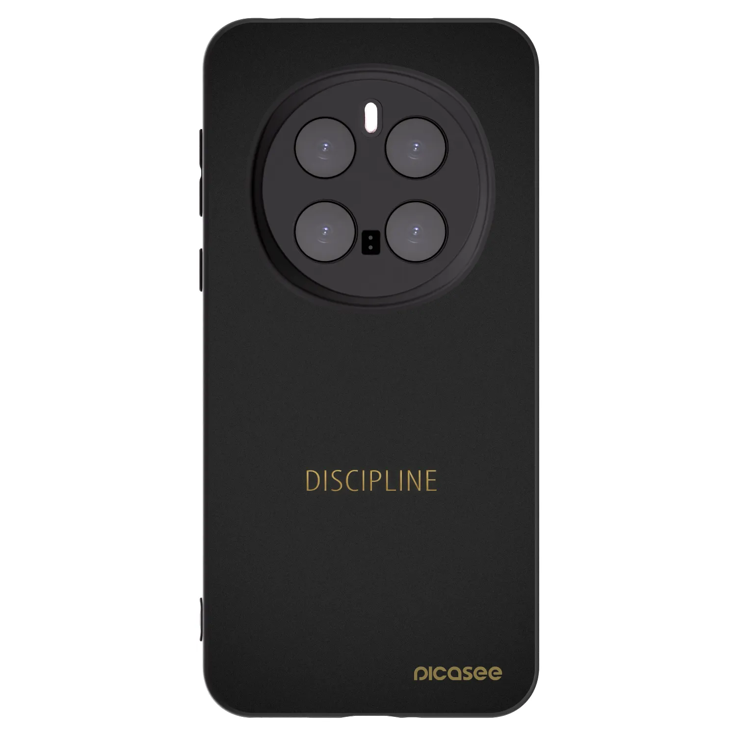 Picasee silikonowe czarne etui na Honor Magic7 Pro 5G - Discipline