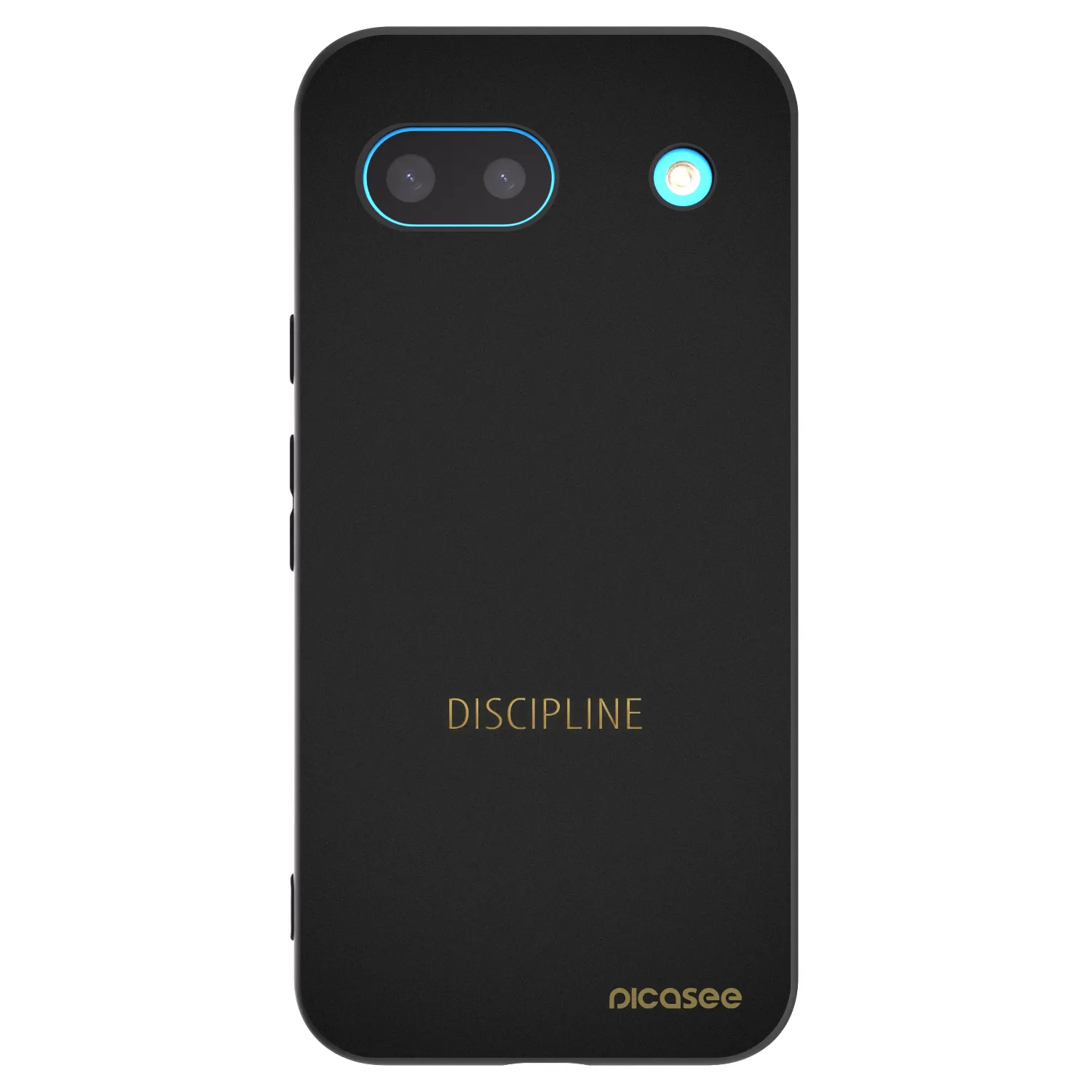Picasee silikonowe czarne etui na Google Pixel 8 - Discipline