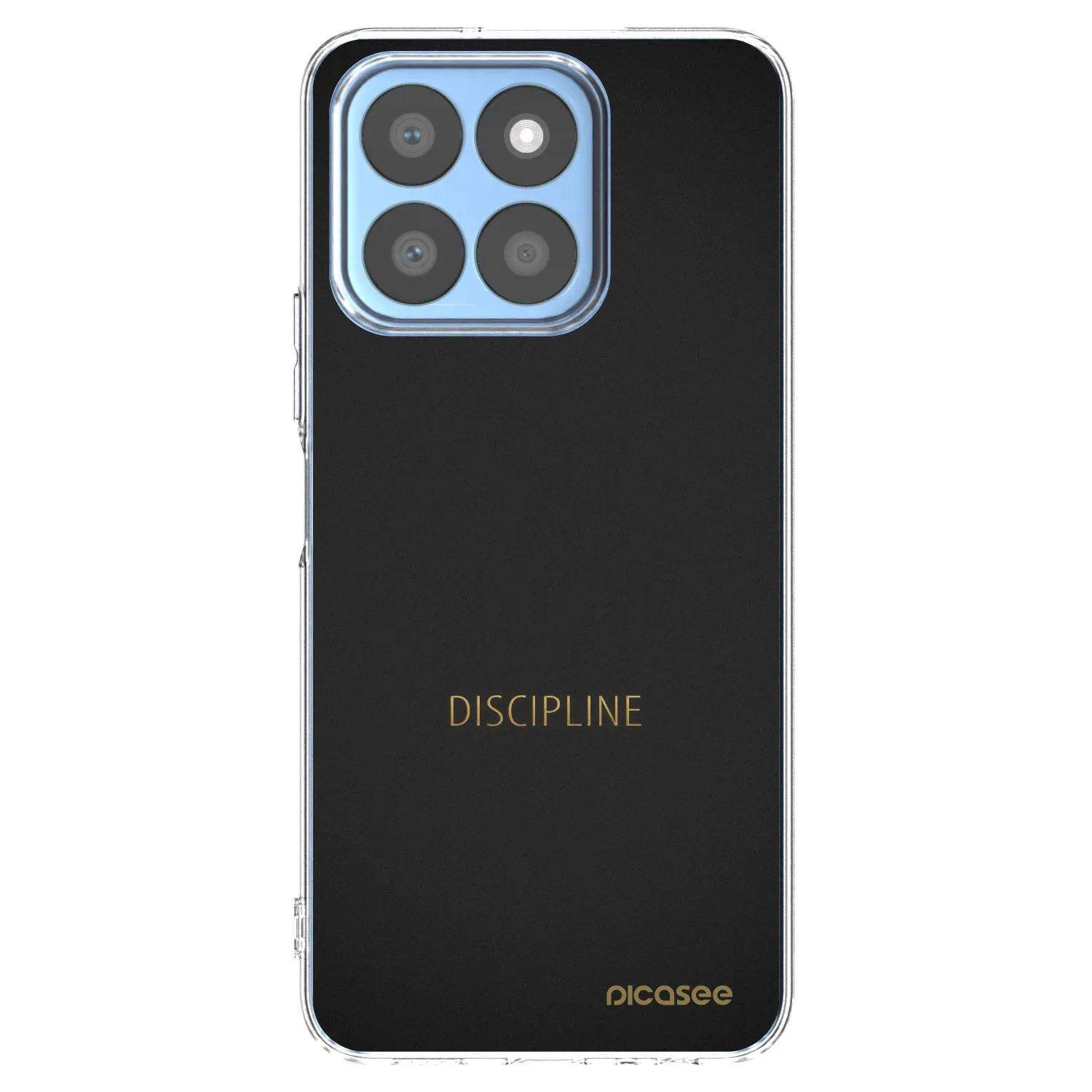 Picasee silikonowe przeźroczyste etui na Honor X8c - Discipline