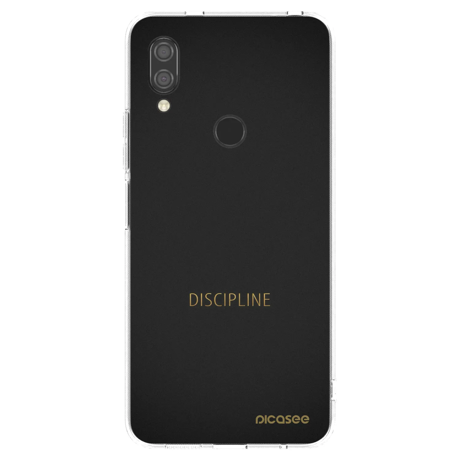 Picasee silikonowe przeźroczyste etui na Xiaomi Redmi 7 - Discipline
