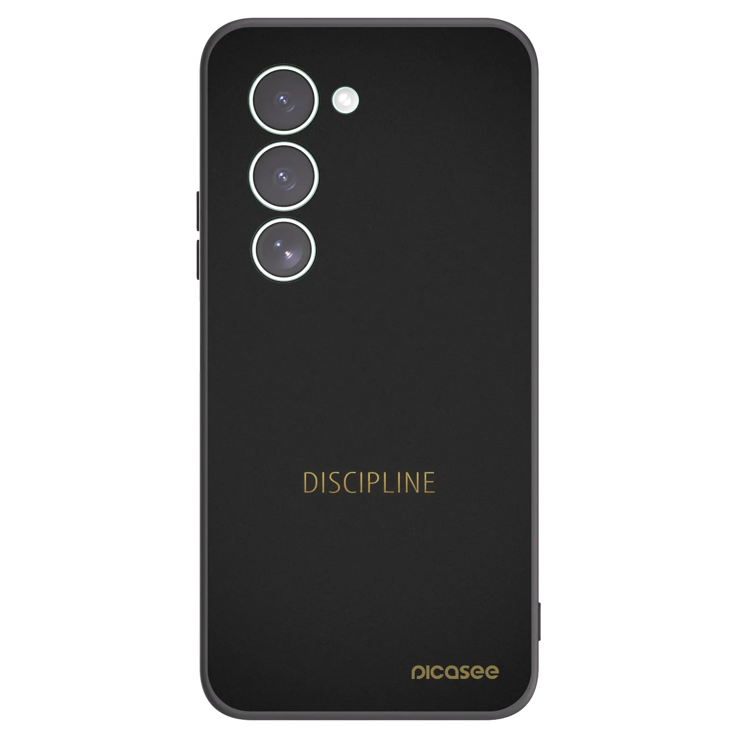 Picasee silikonowe czarne etui na Xiaomi Redmi 15 5G - Discipline