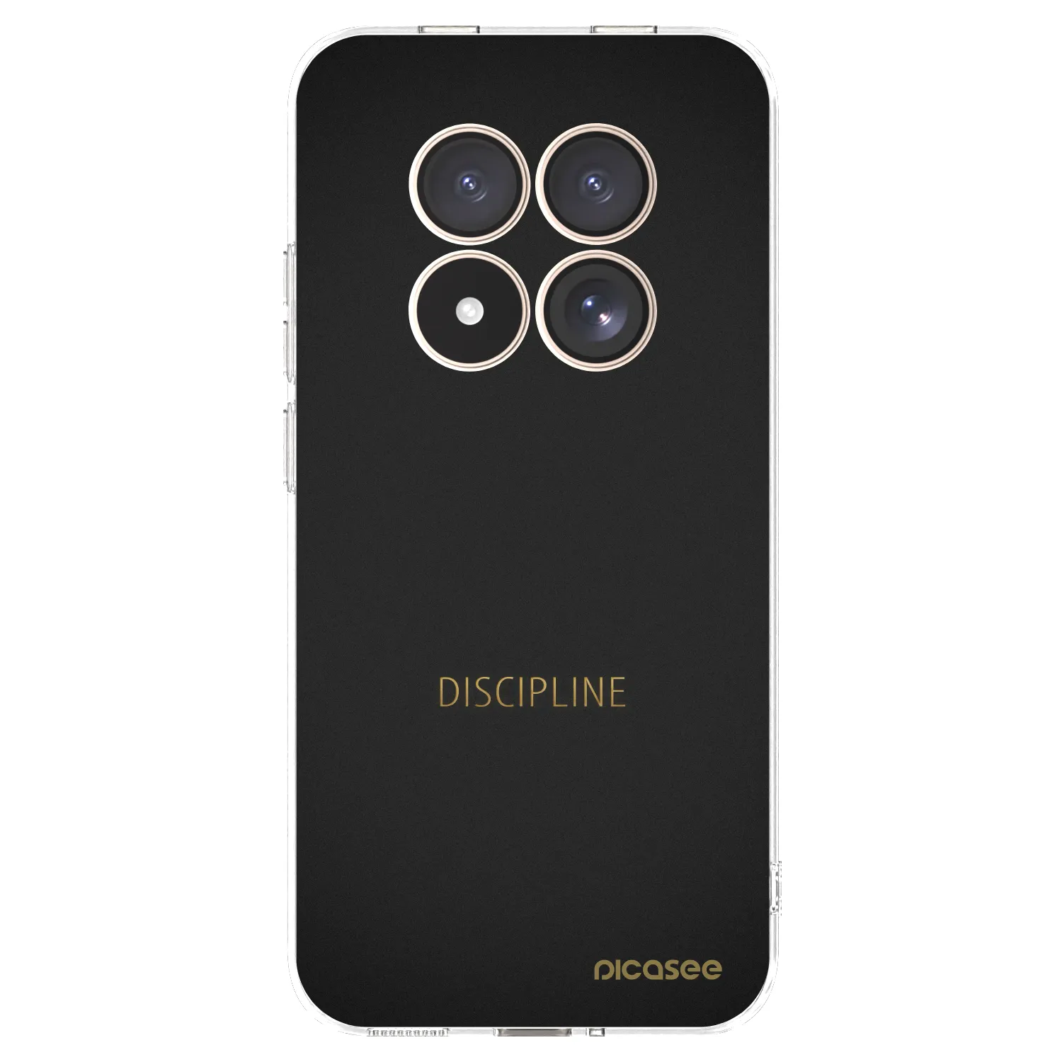 Picasee silikonowe przeźroczyste etui na Xiaomi Redmi Note 15 Pro 4G - Discipline